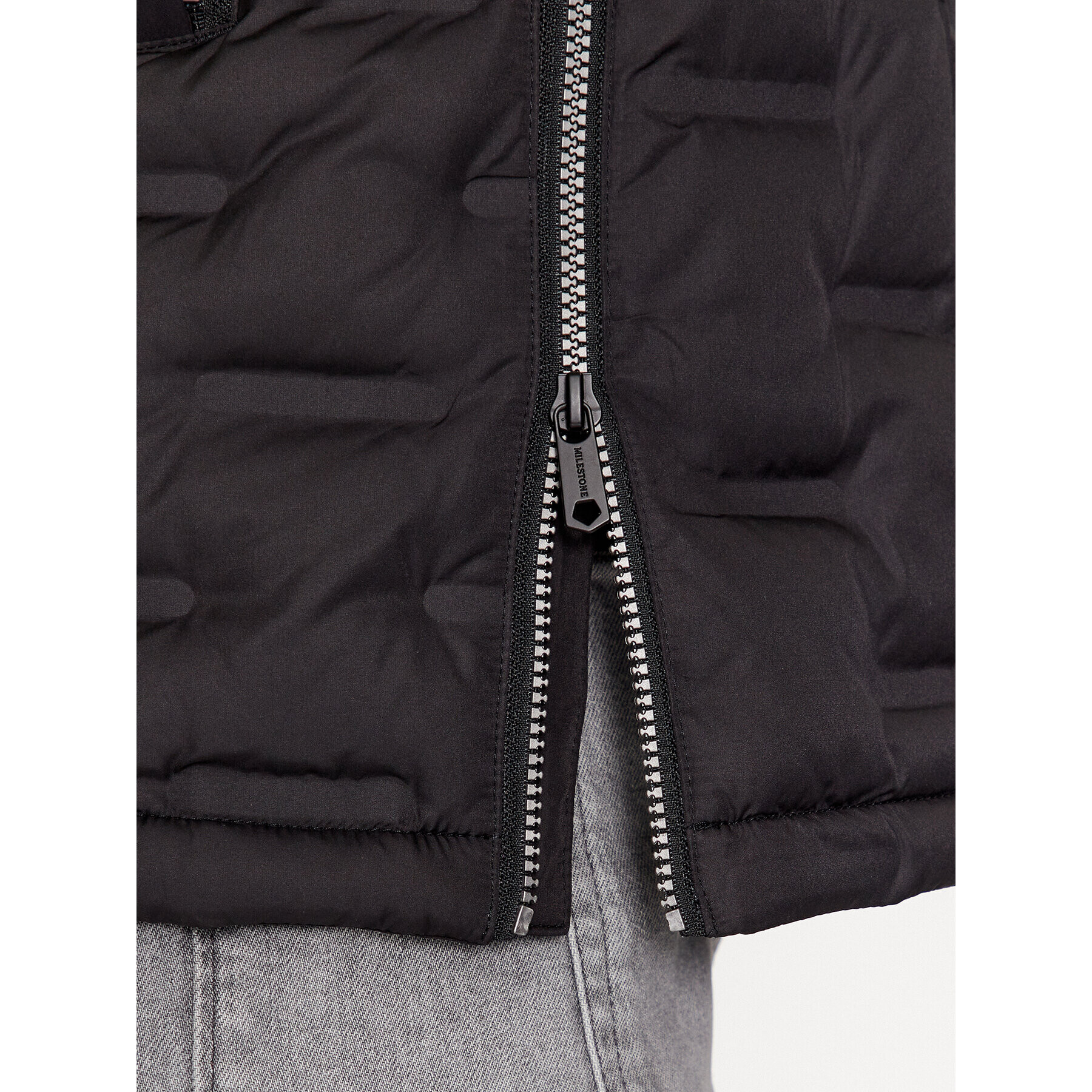 Milestone Пухено яке Remigo 330341 60380 Черен Regular Fit - Pepit.bg