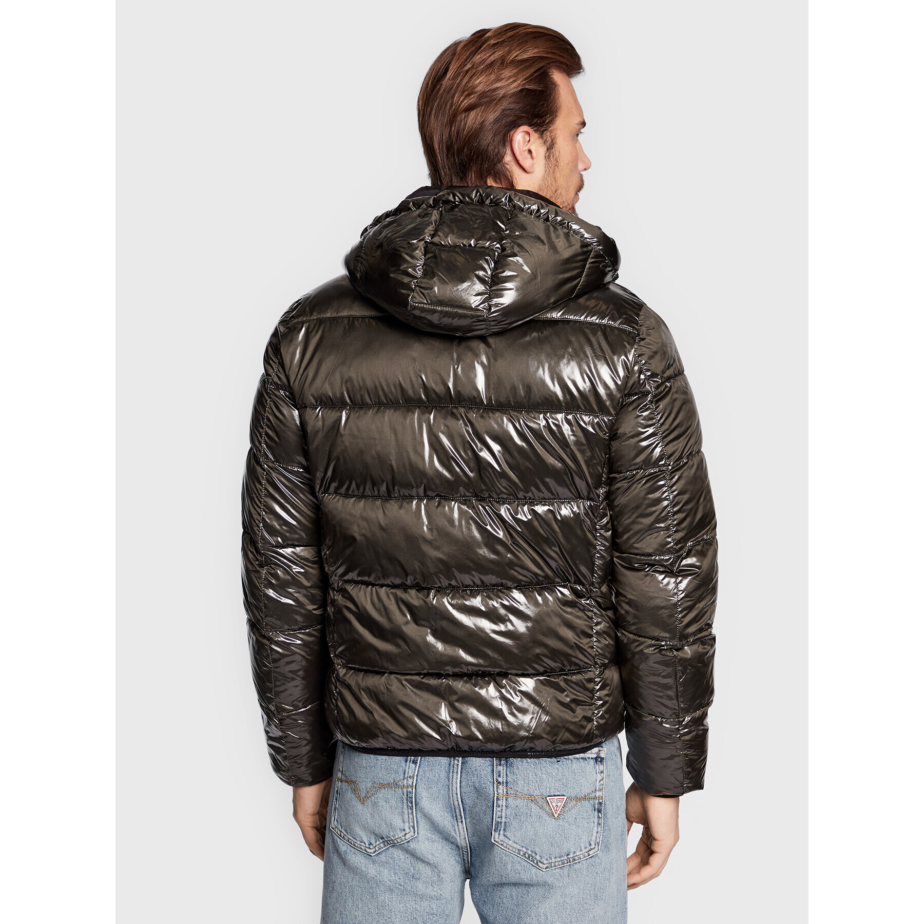 Milestone Пухено яке Sheen 230499 10500 Сив Regular Fit - Pepit.bg