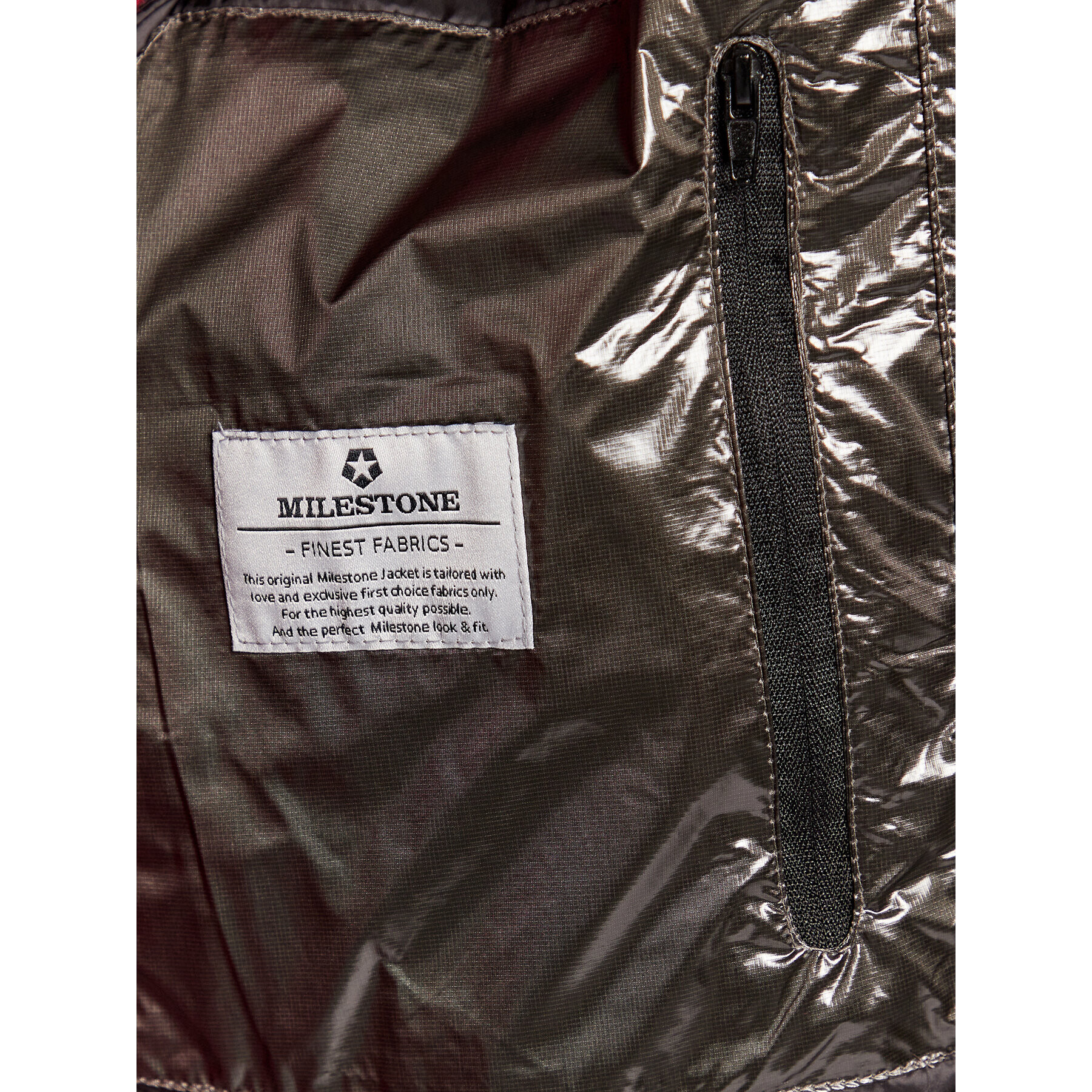 Milestone Пухено яке Sheen 230499 10500 Сив Regular Fit - Pepit.bg