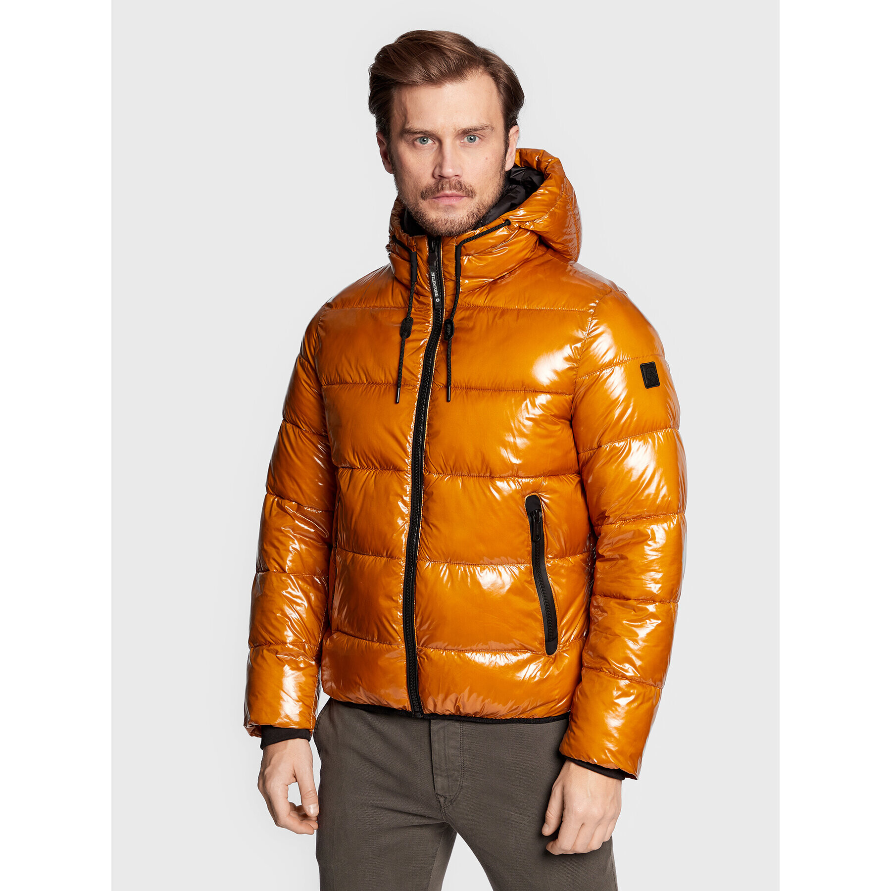 Milestone Пухено яке Sheen 230499 10500 Жълт Regular Fit - Pepit.bg