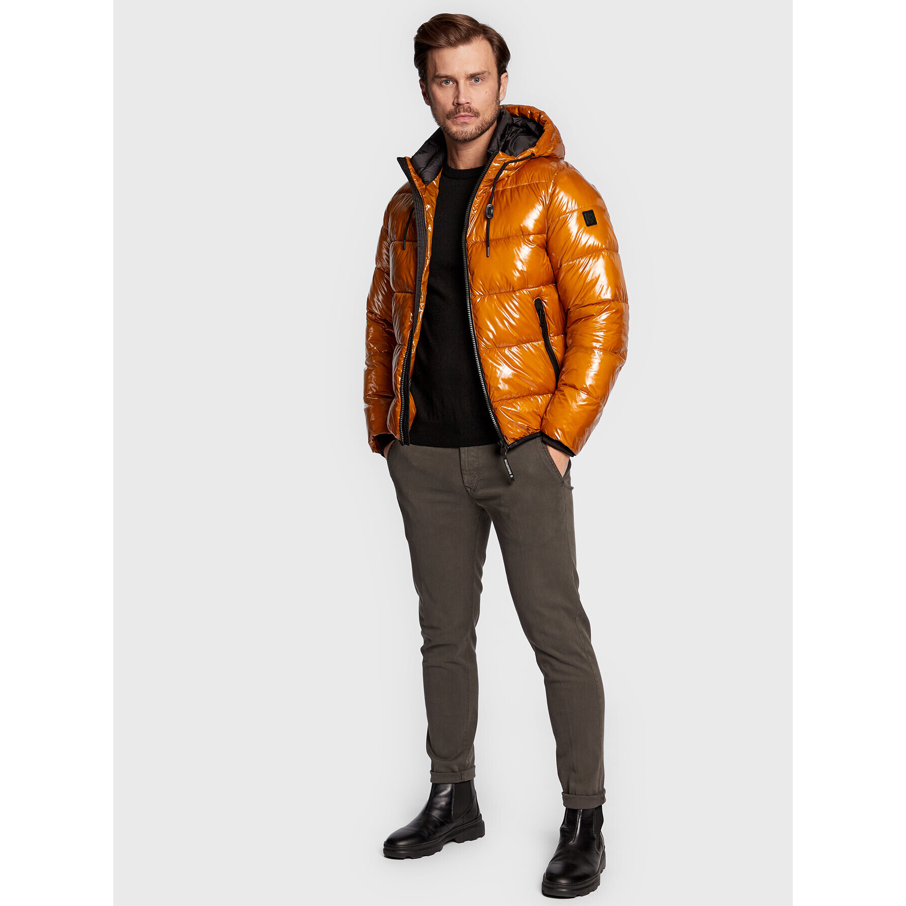 Milestone Пухено яке Sheen 230499 10500 Жълт Regular Fit - Pepit.bg