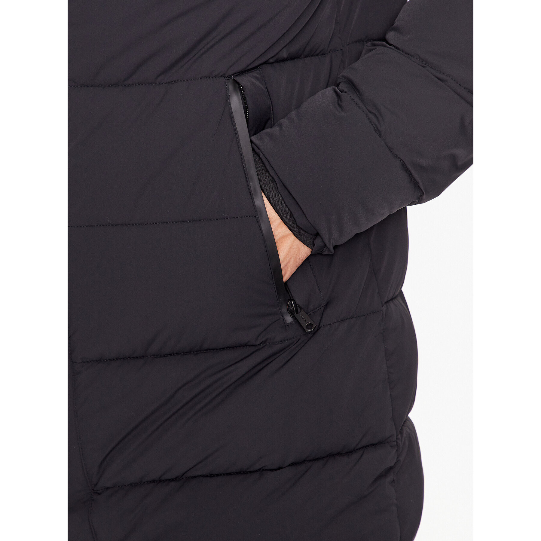 Milestone Пухено яке Tedros 330403 10735 Черен Regular Fit - Pepit.bg