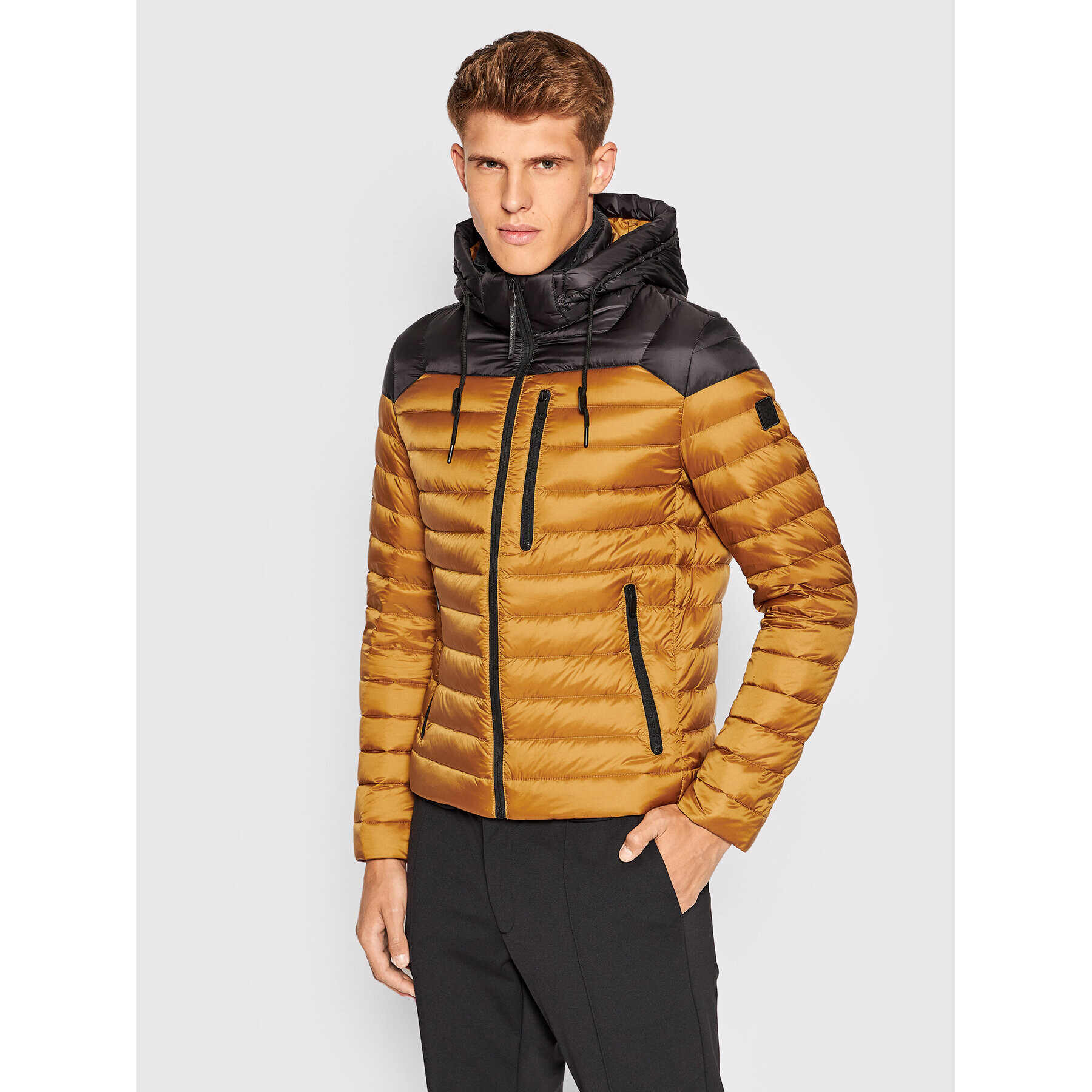 Milestone Пухено яке Tyson 230400 60170 Кафяв Regular Fit - Pepit.bg