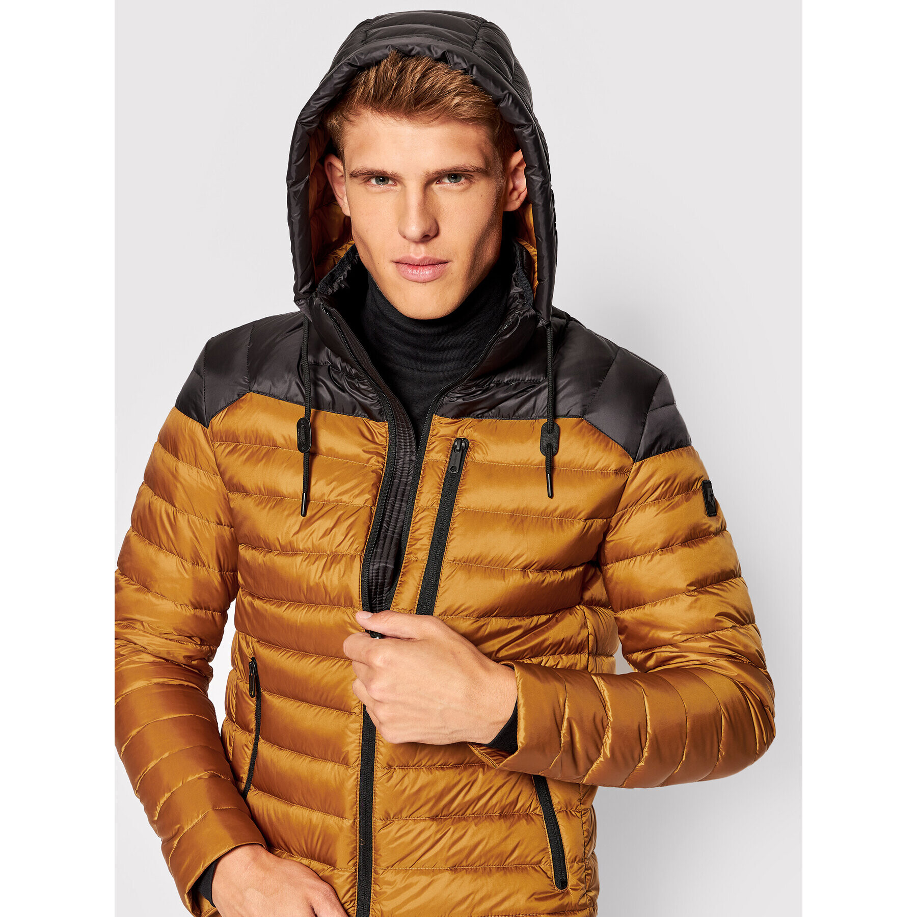 Milestone Пухено яке Tyson 230400 60170 Кафяв Regular Fit - Pepit.bg
