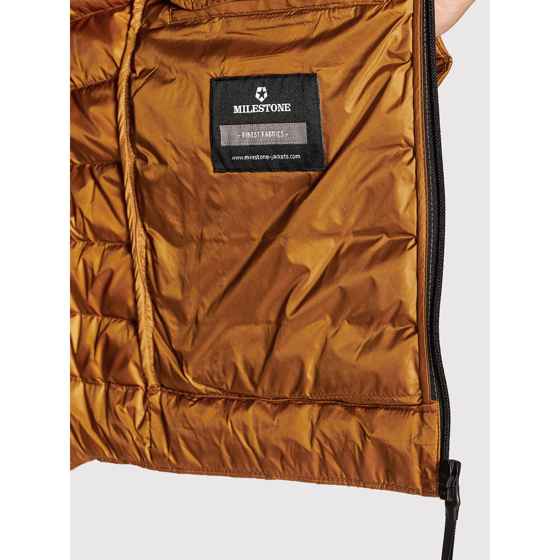 Milestone Пухено яке Tyson 230400 60170 Кафяв Regular Fit - Pepit.bg