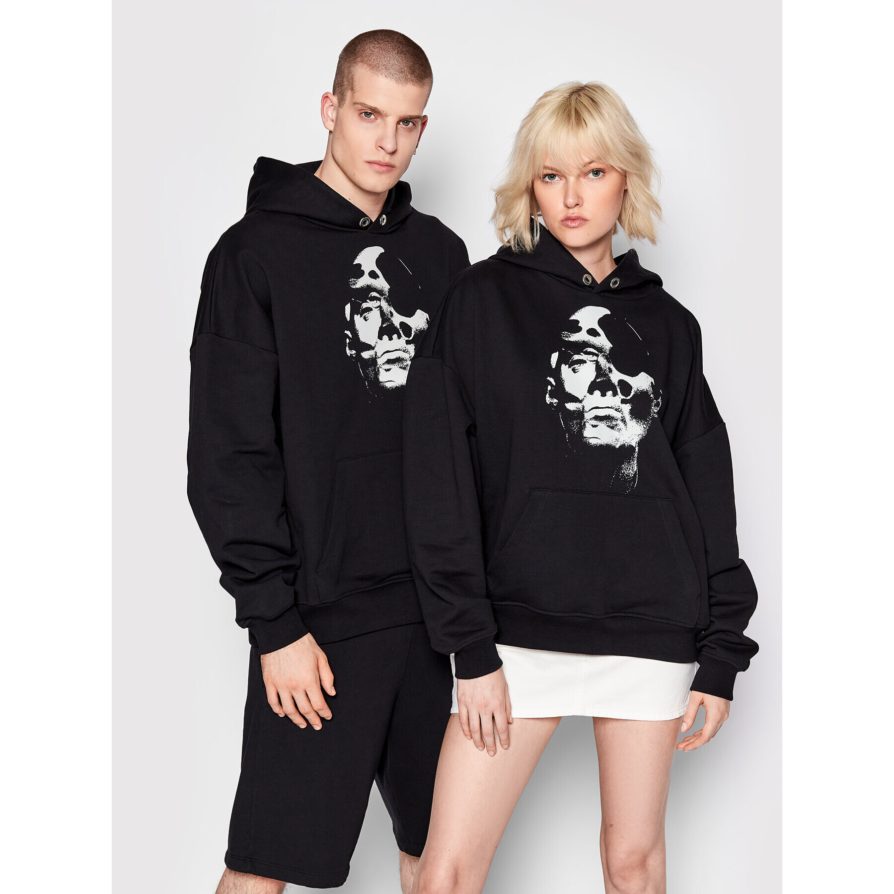 Mindout Суитшърт Unisex Rebuild no.1 Черен Oversize - Pepit.bg