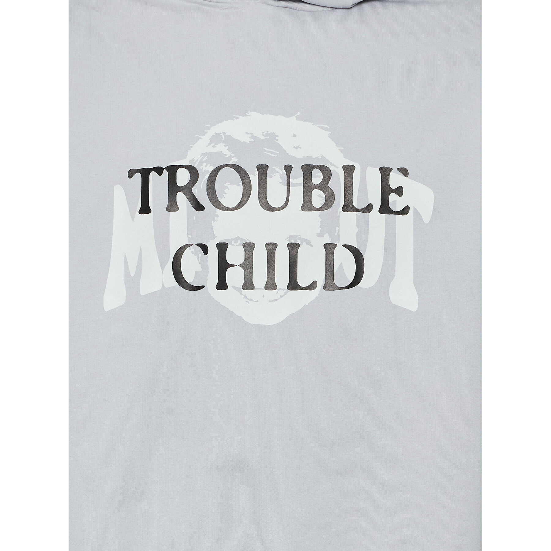 Mindout Суитшърт Unisex Trouble Child Сив Oversize - Pepit.bg