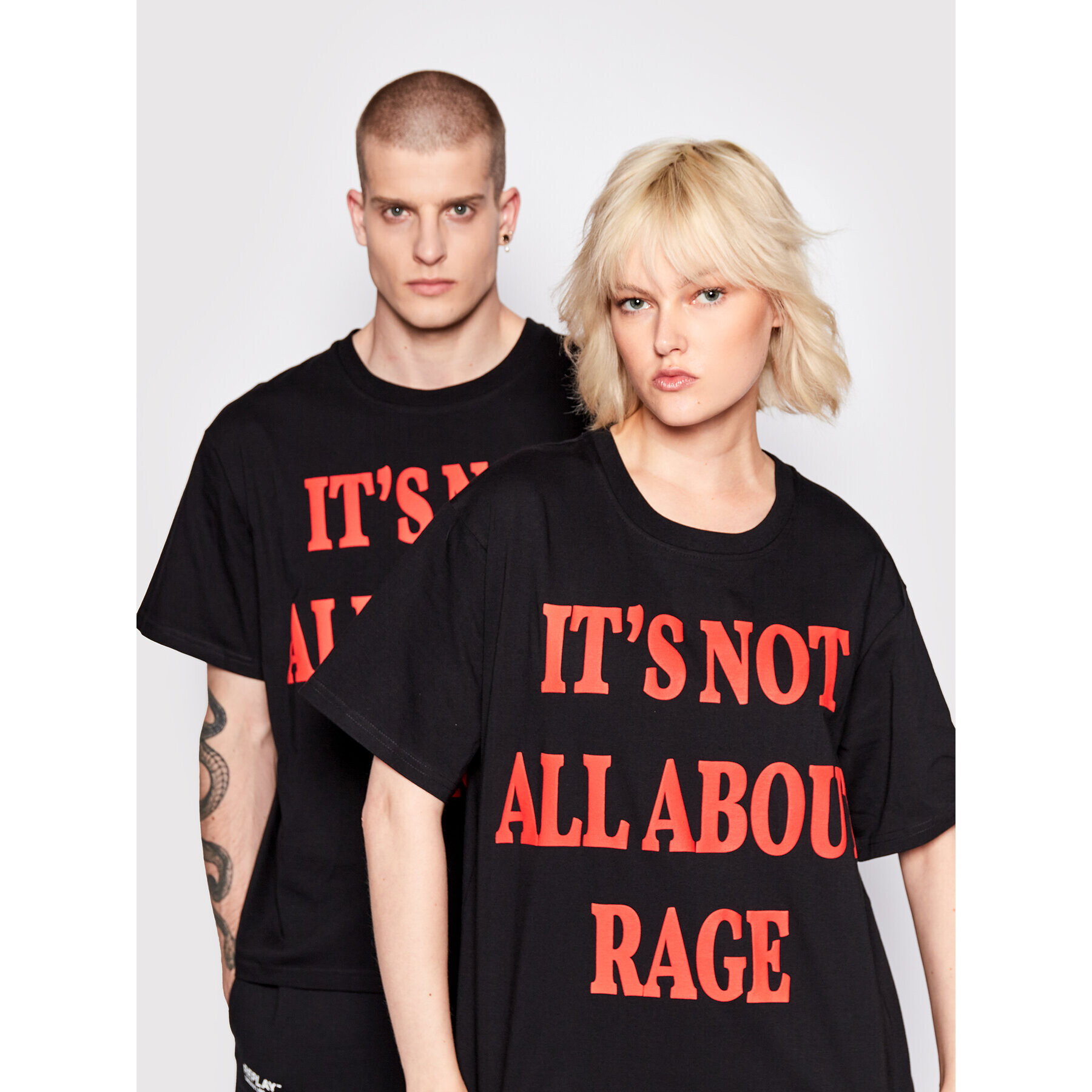 Mindout Тишърт Unisex It's Not All About Черен Oversize - Pepit.bg