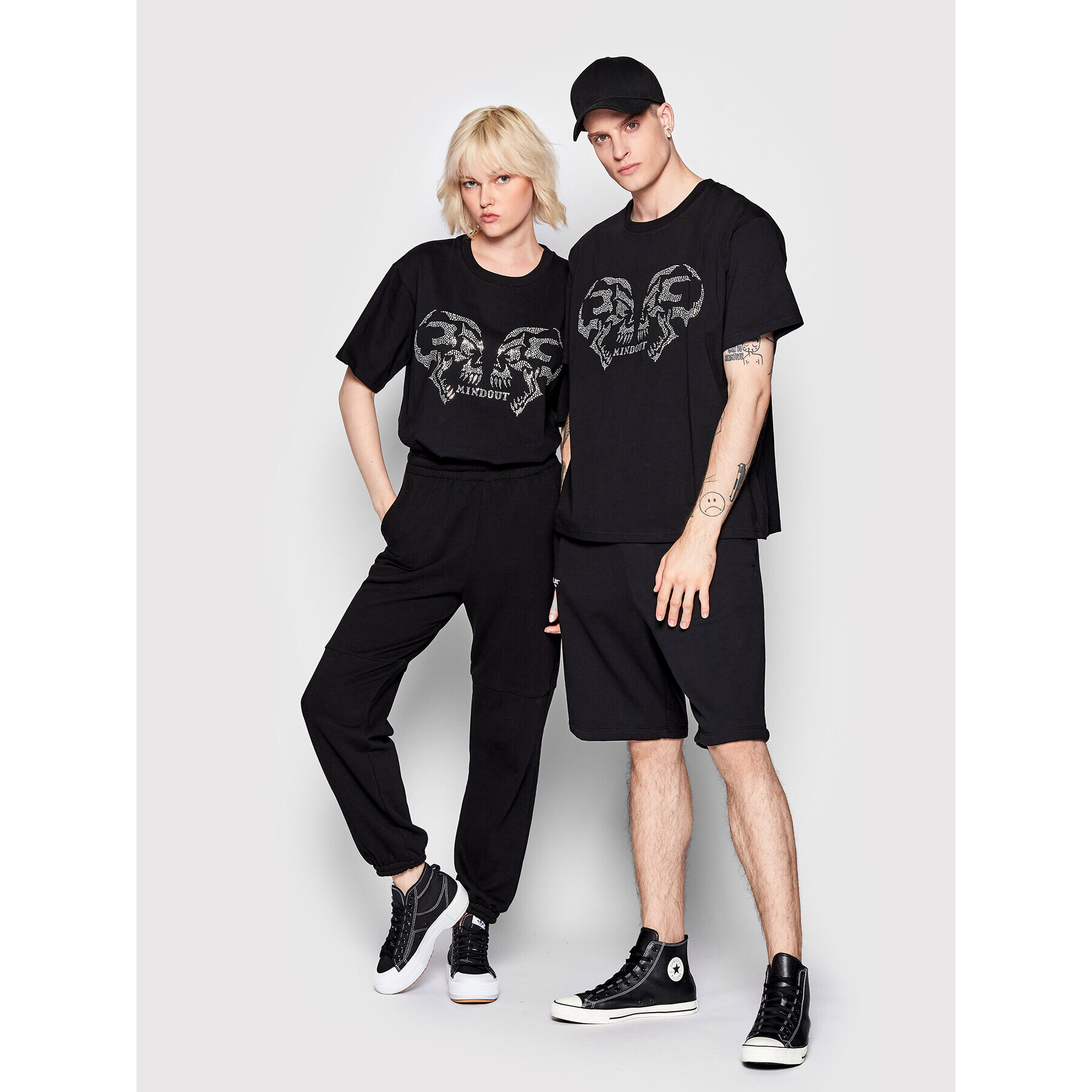 Mindout Тишърт Unisex Rage Черен Oversize - Pepit.bg