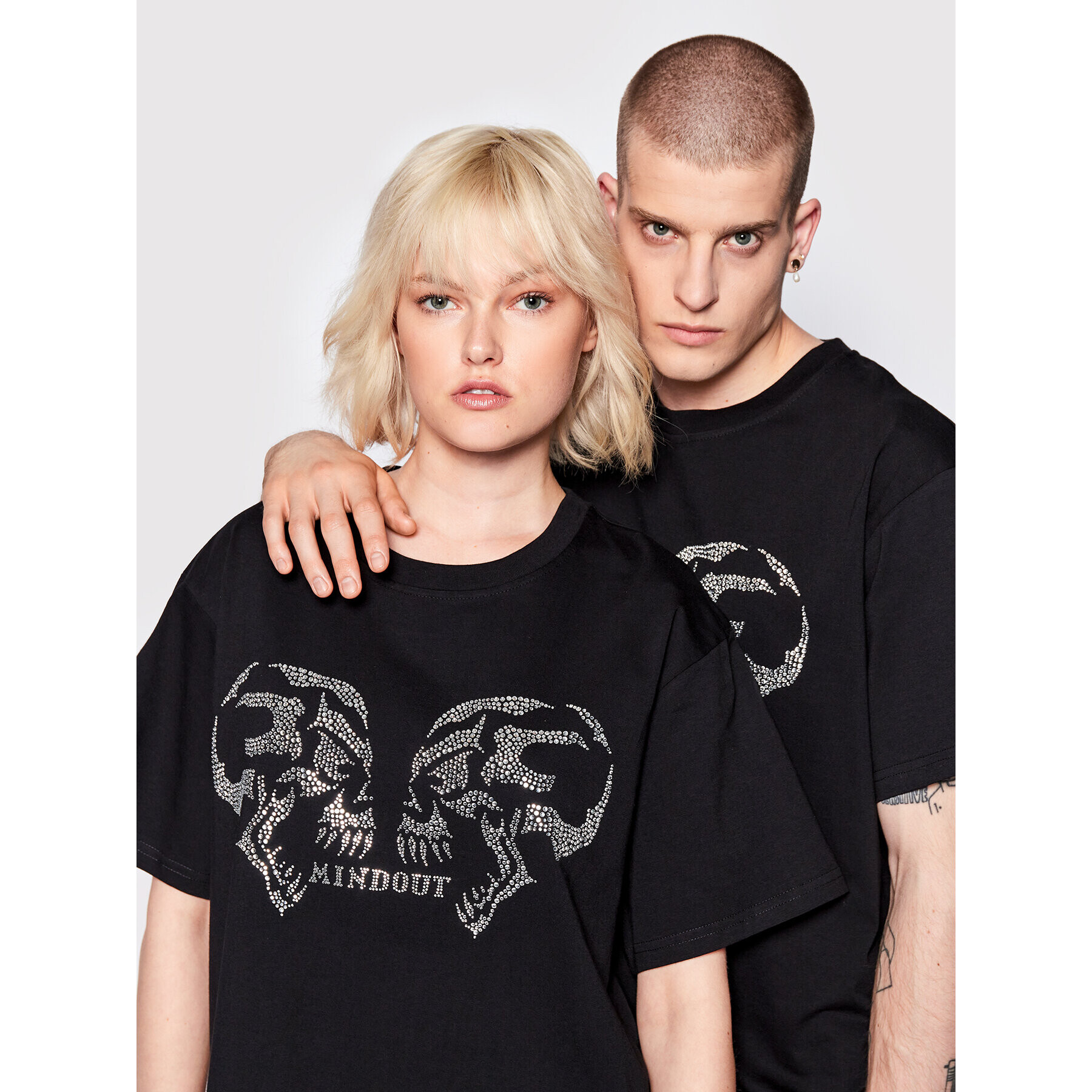 Mindout Тишърт Unisex Rage Черен Oversize - Pepit.bg