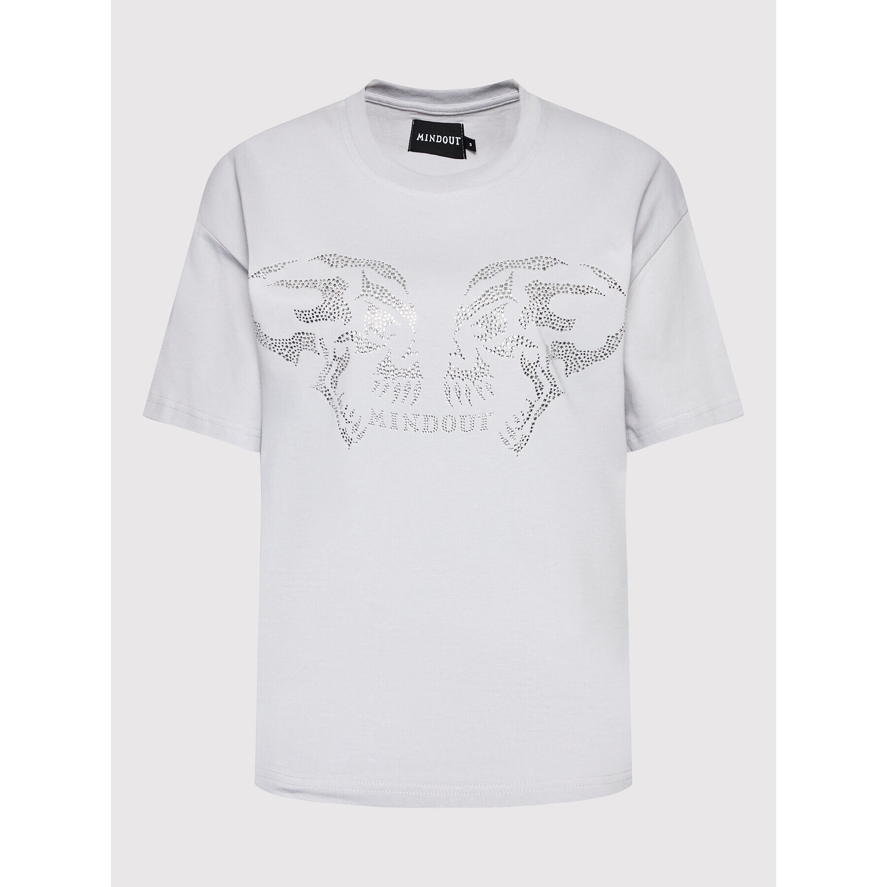 Mindout Тишърт Unisex Сив Oversize - Pepit.bg