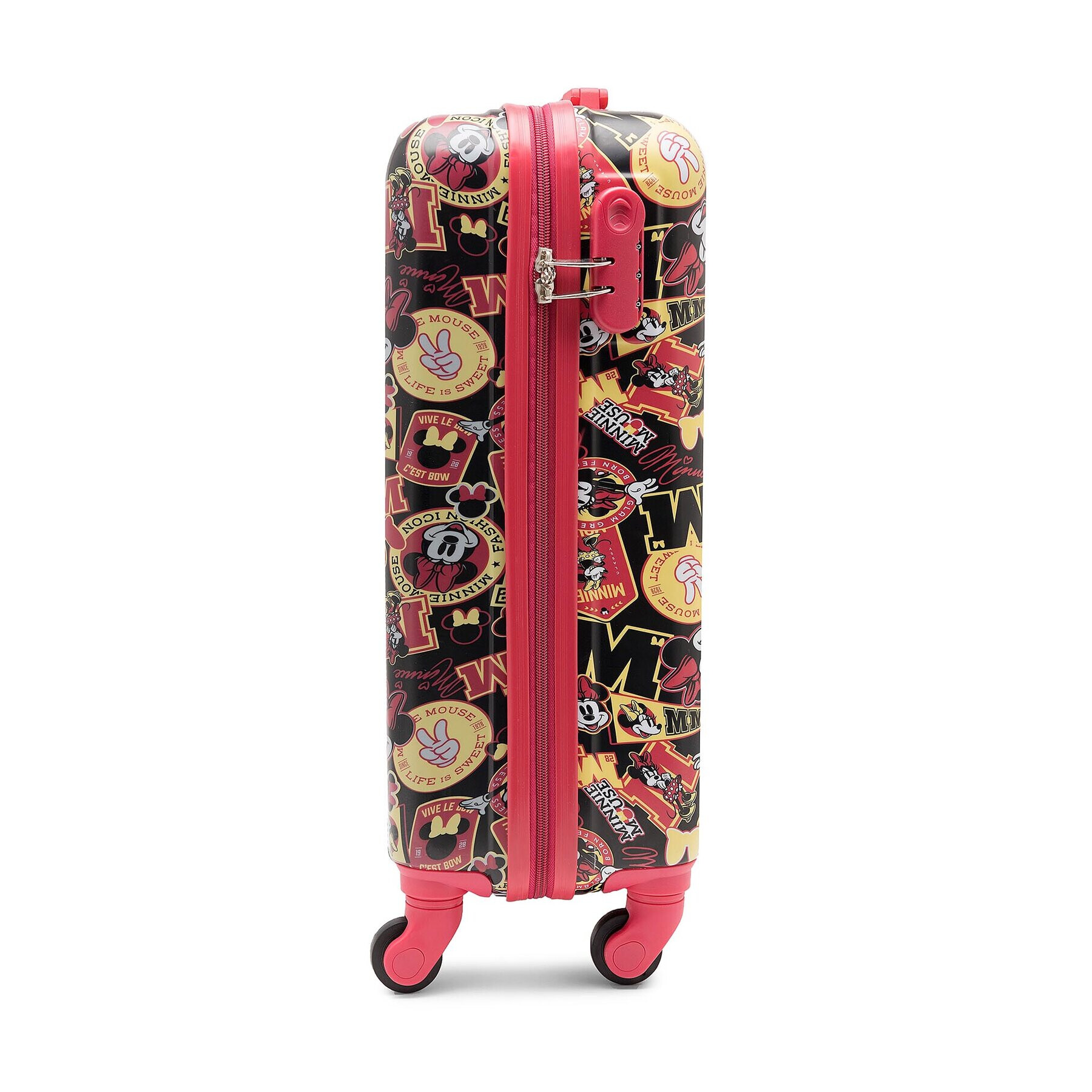 Minnie Mouse Малък твърд куфар ACCCS-AW23-128DSTC-S Червен - Pepit.bg