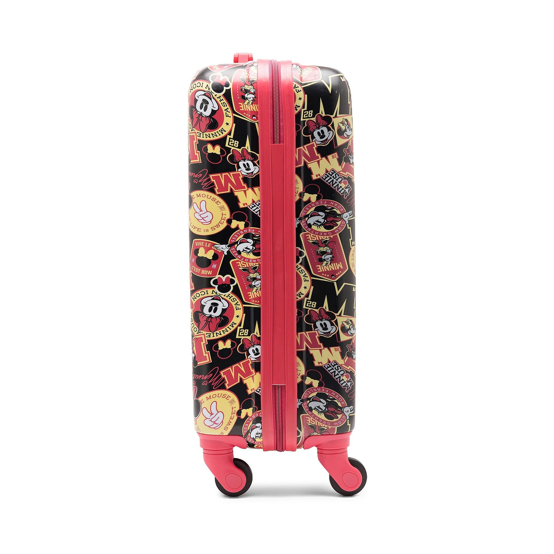 Minnie Mouse Малък твърд куфар ACCCS-AW23-128DSTC-S Червен - Pepit.bg