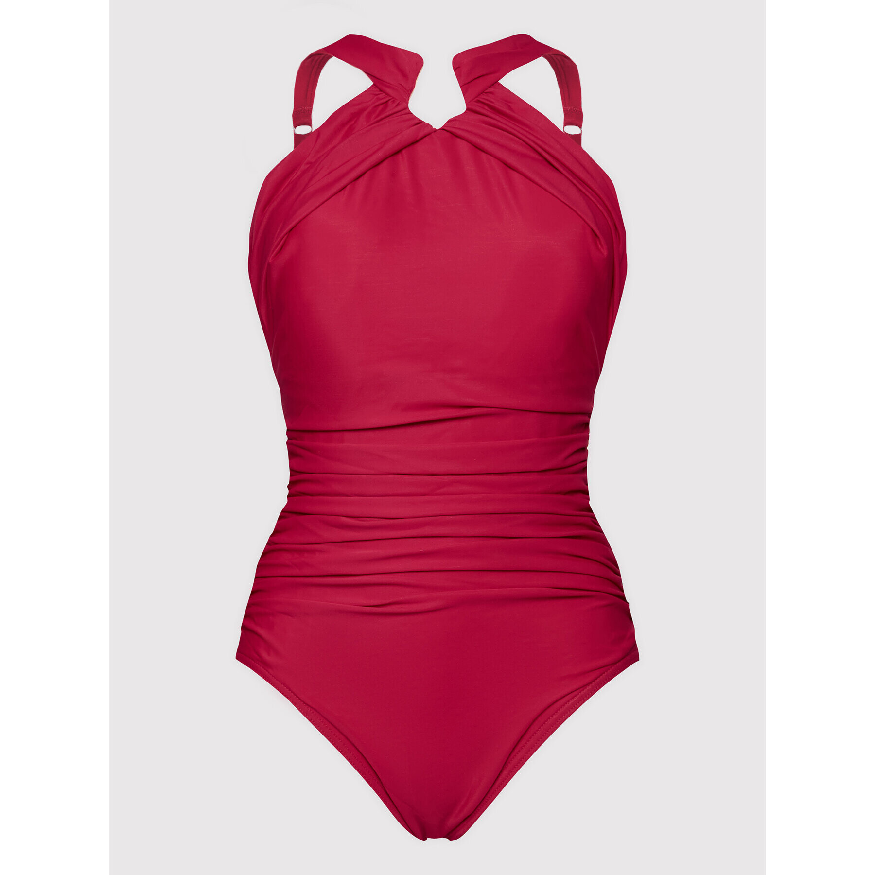 Miraclesuit Бански костюм Rock Solid Aphrodite Tummy Control 6523079 Червен - Pepit.bg