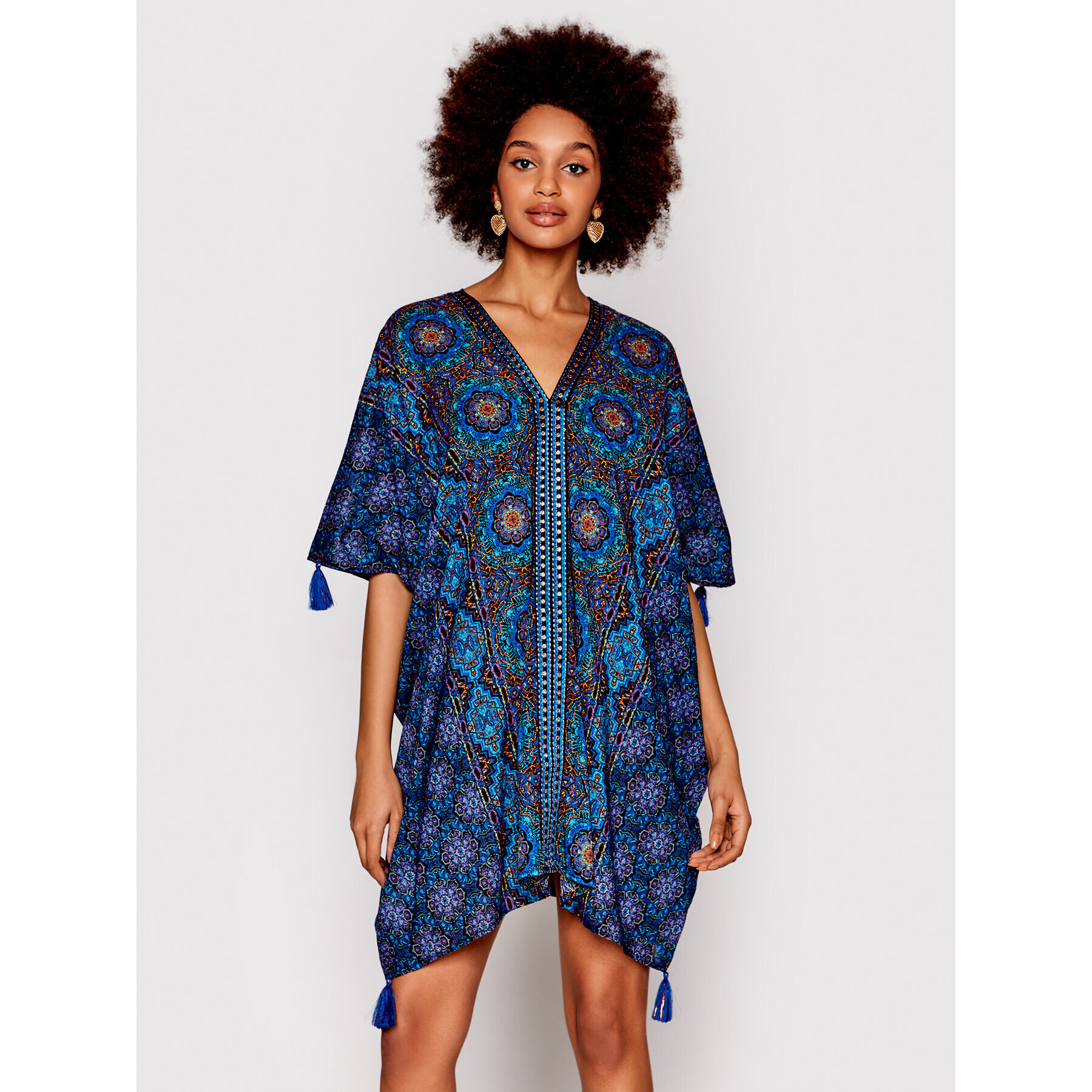 Miraclesuit Лятна рокля Danube Bleu Caftan 6536398 Син Regular Fit - Pepit.bg