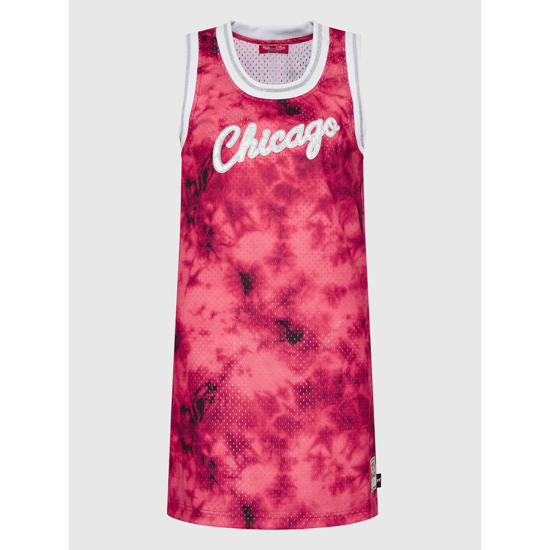 Mitchell & Ness Ежедневна рокля TDRSLF19018 Червен Regular Fit - Pepit.bg