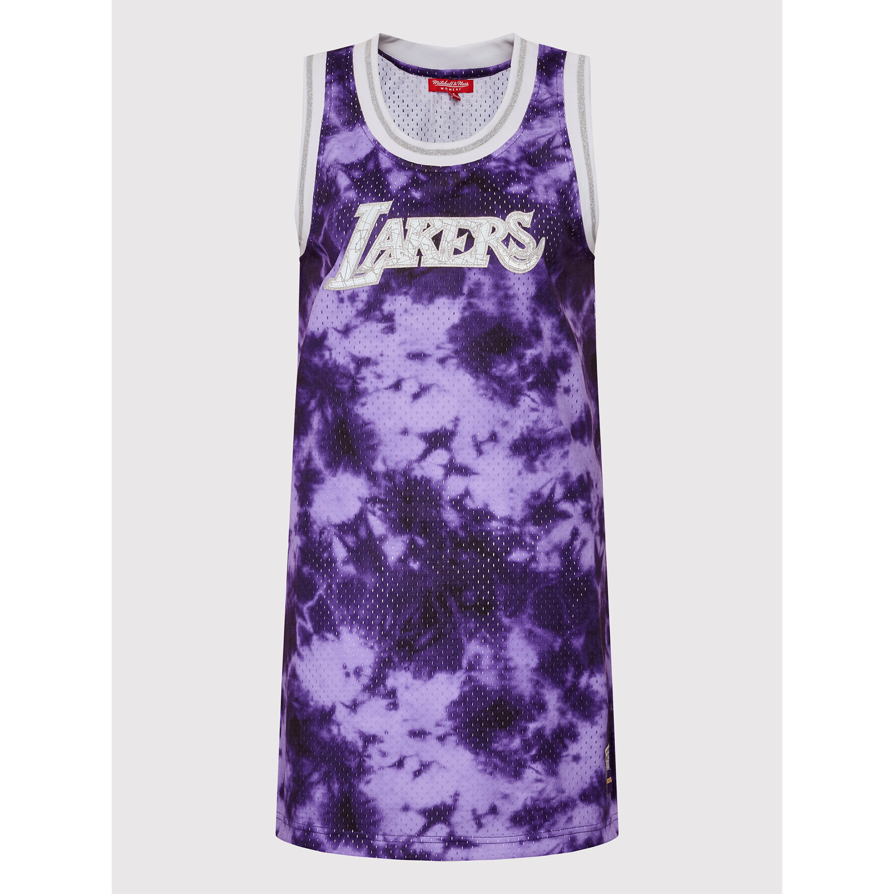 Mitchell & Ness Ежедневна рокля TDRSLF19018 Виолетов Regular Fit - Pepit.bg