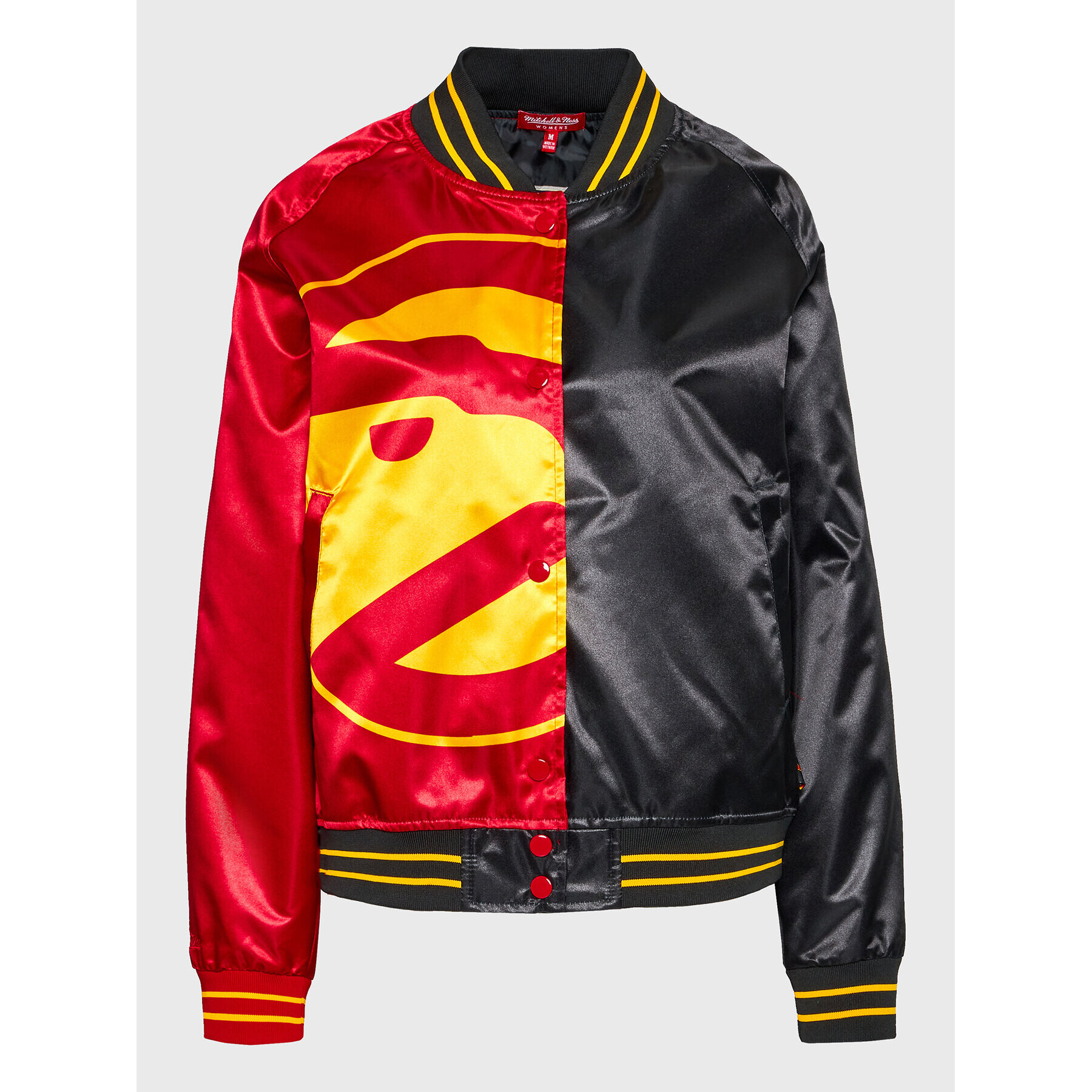 Mitchell & Ness Яке бомбър OJBF4356 Червен Regular Fit - Pepit.bg