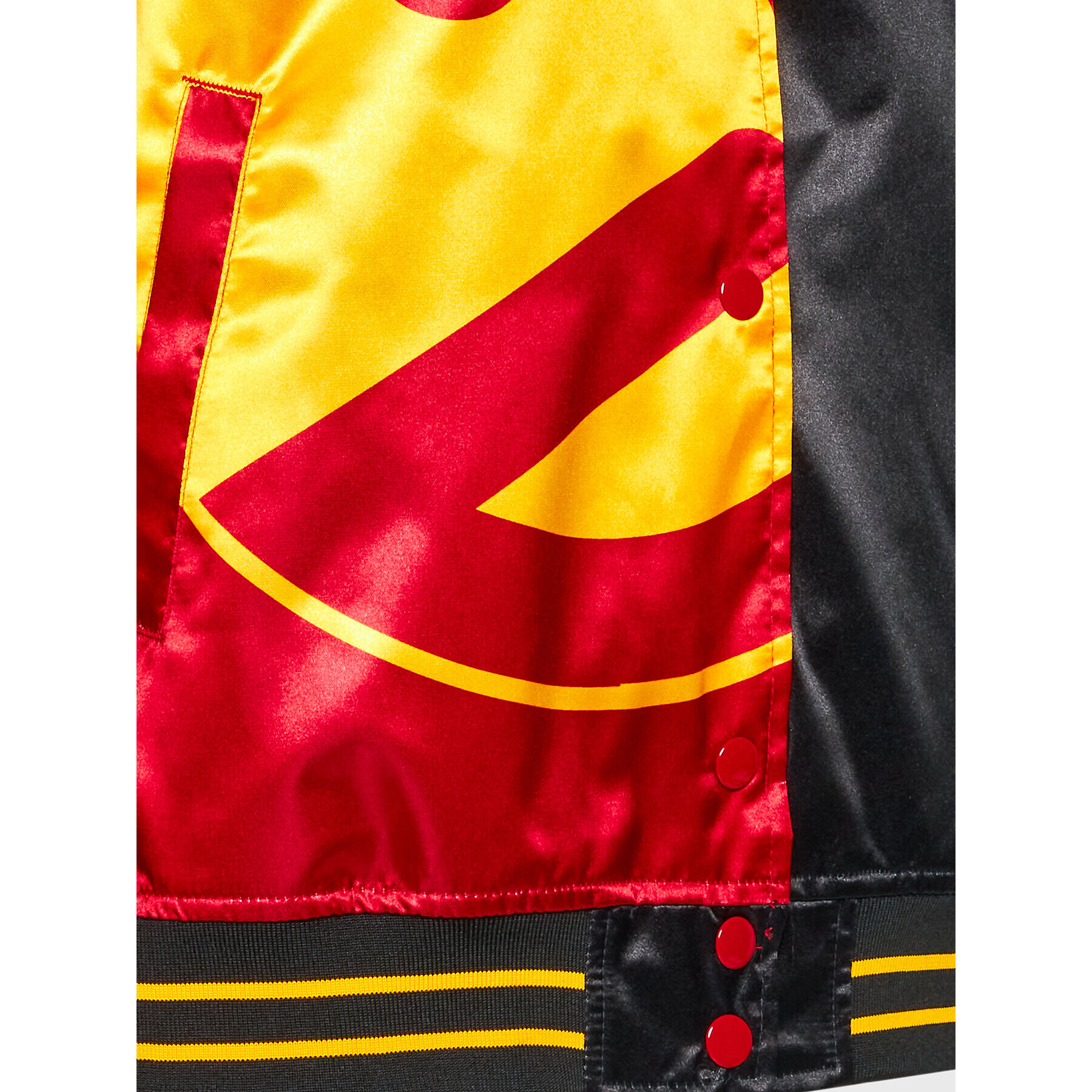 Mitchell & Ness Яке бомбър OJBF4356 Червен Regular Fit - Pepit.bg