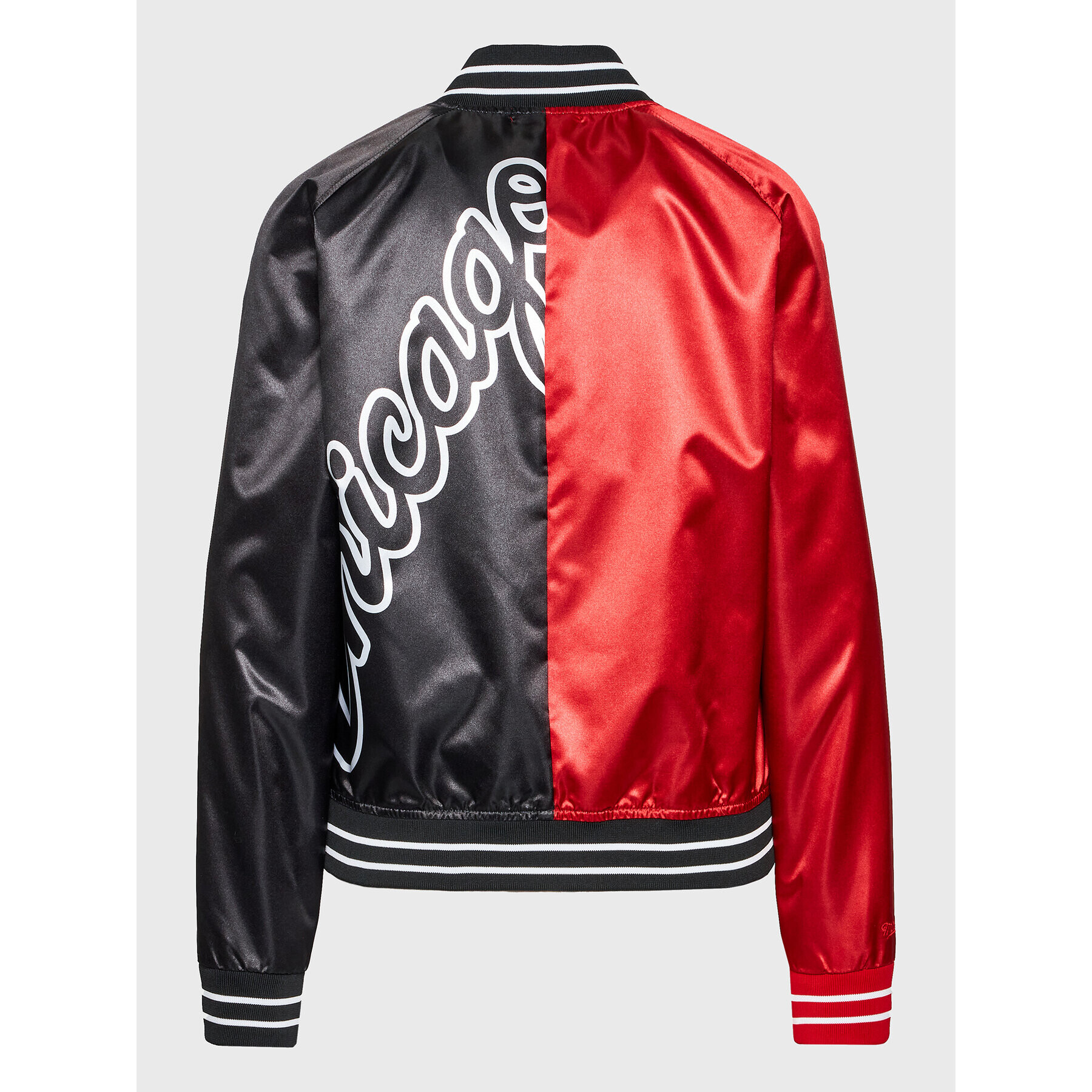 Mitchell & Ness Яке бомбър OJBF4356 Червен Regular Fit - Pepit.bg