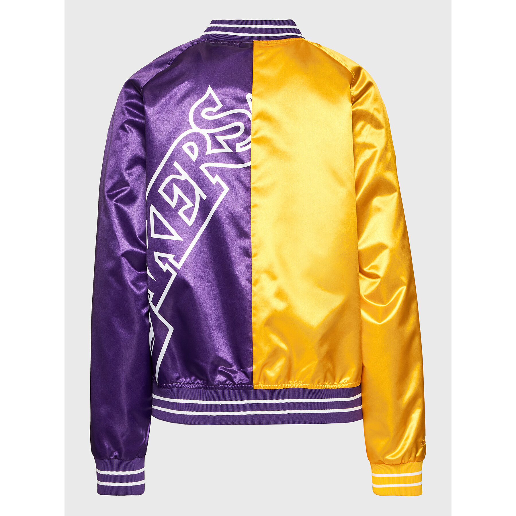 Mitchell & Ness Яке бомбър OJBF4356 Виолетов Regular Fit - Pepit.bg