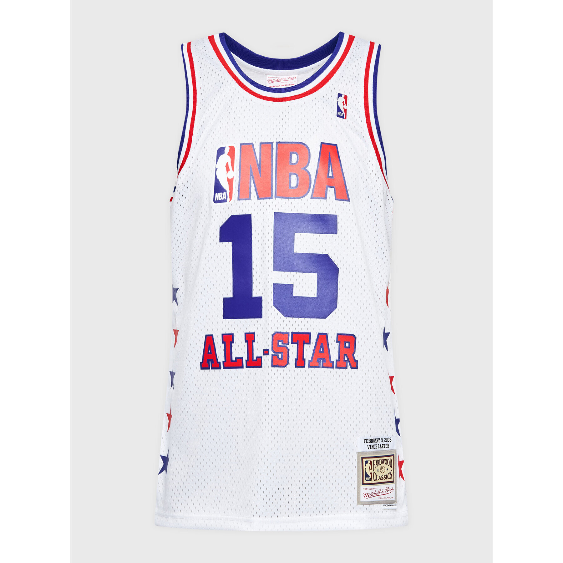 Mitchell & Ness Мъжки топ SMJY5291 Бял Regular Fit - Pepit.bg