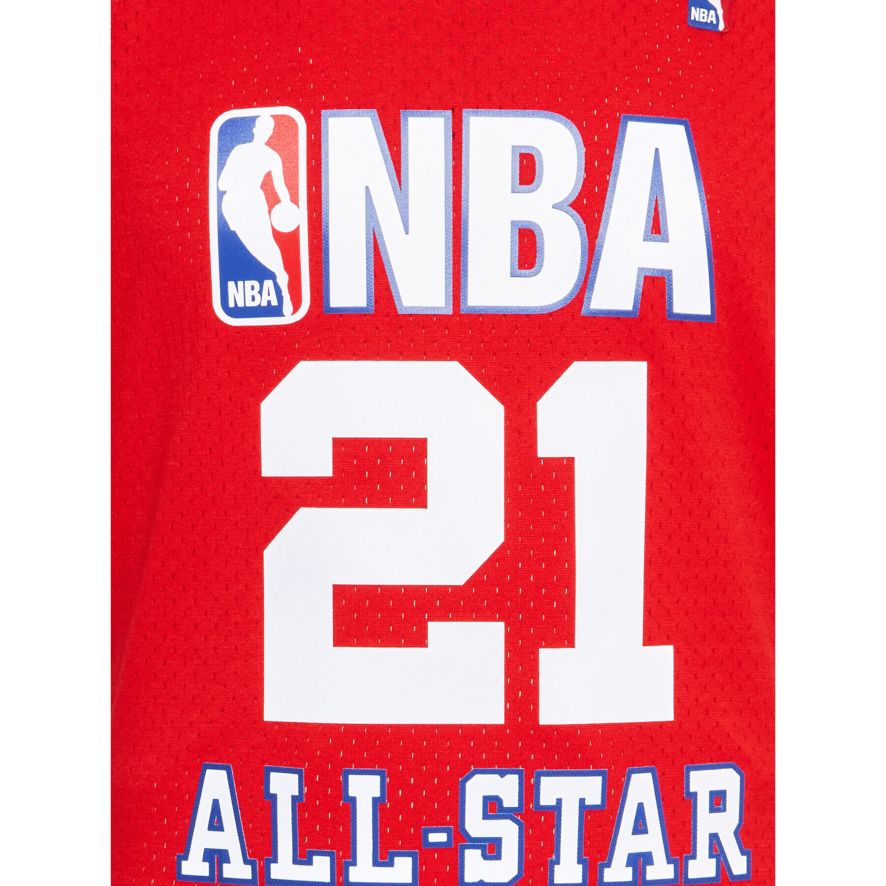 Mitchell & Ness Мъжки топ SMJY5295 Червен Regular Fit - Pepit.bg