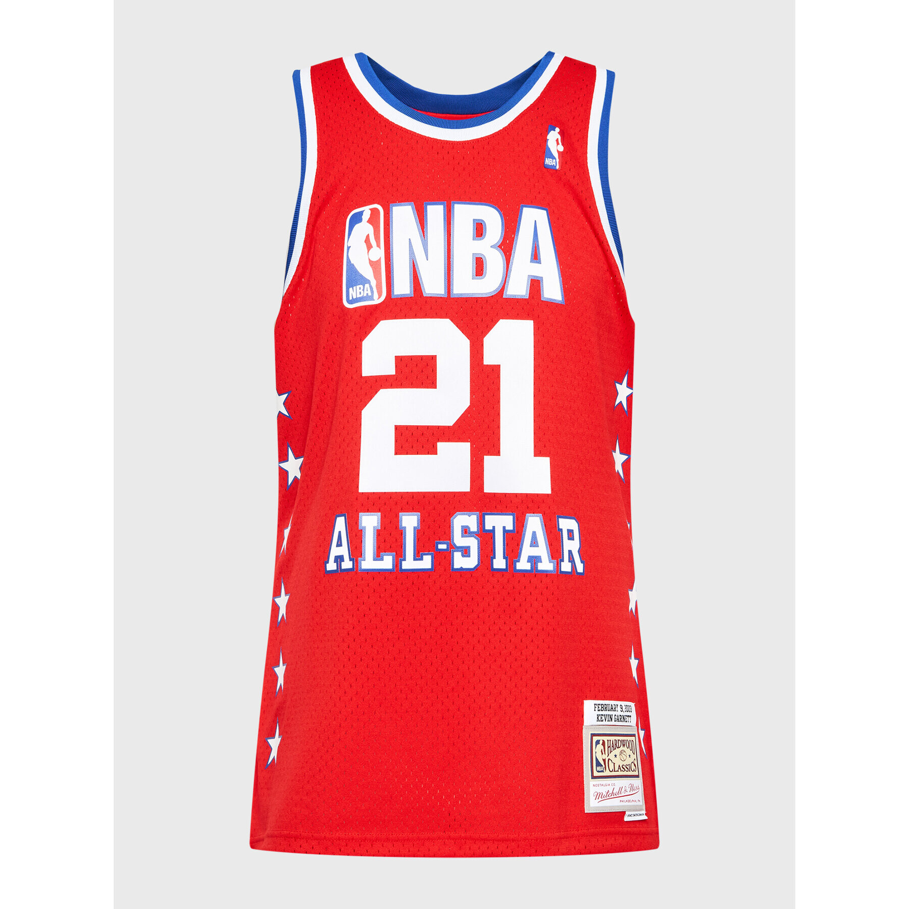 Mitchell & Ness Мъжки топ SMJY5296 Червен Regular Fit - Pepit.bg