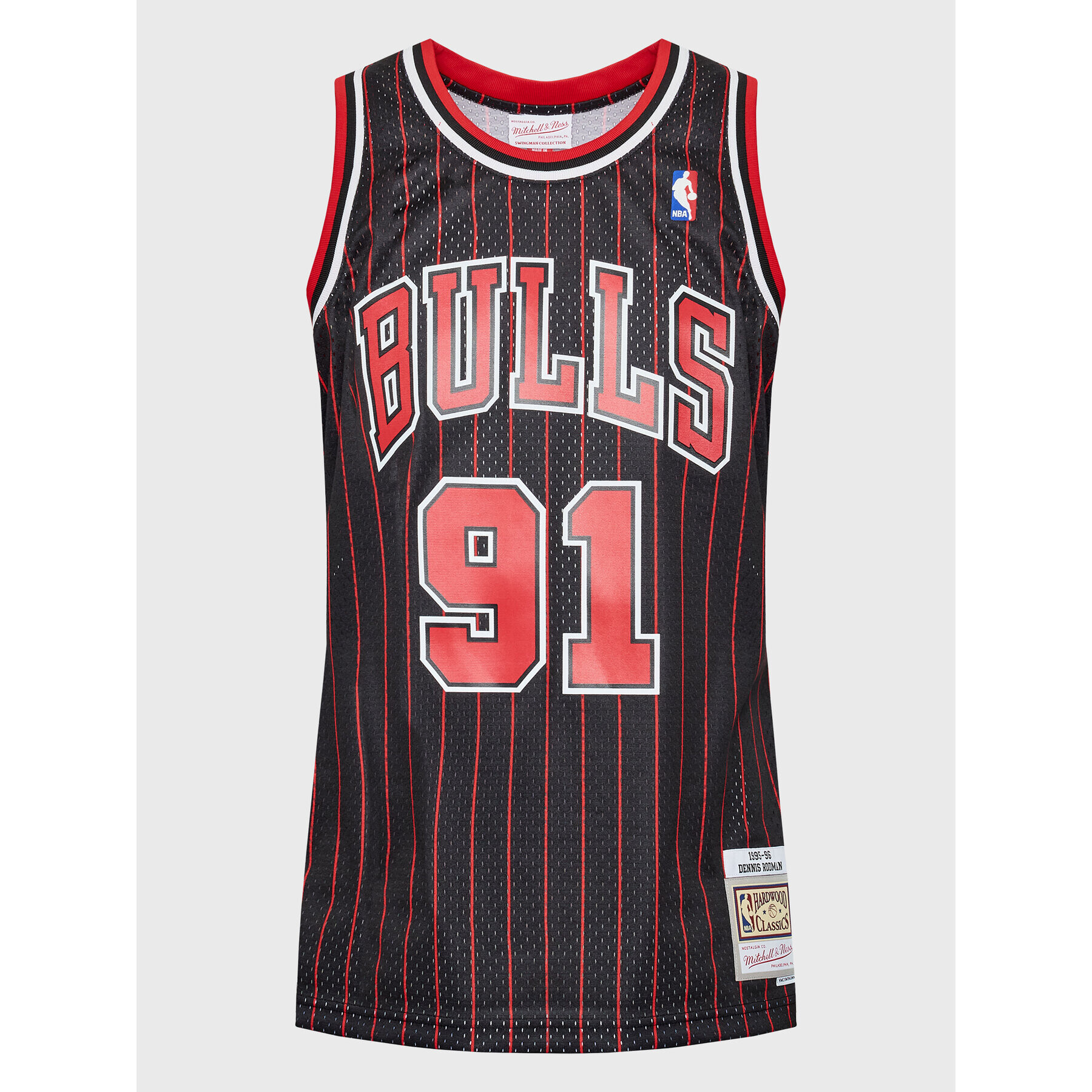 Mitchell & Ness Мъжки топ SMJYGS18150 Черен Regular Fit - Pepit.bg