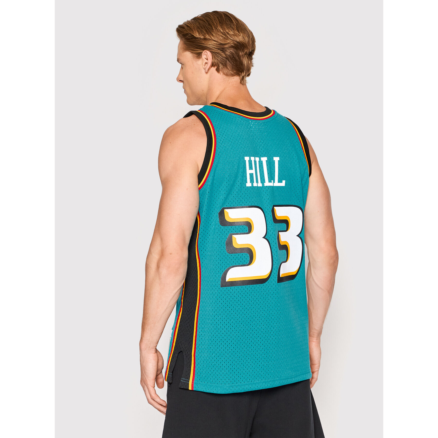 Mitchell & Ness Мъжки топ SMJYGS18164 Син Regular Fit - Pepit.bg