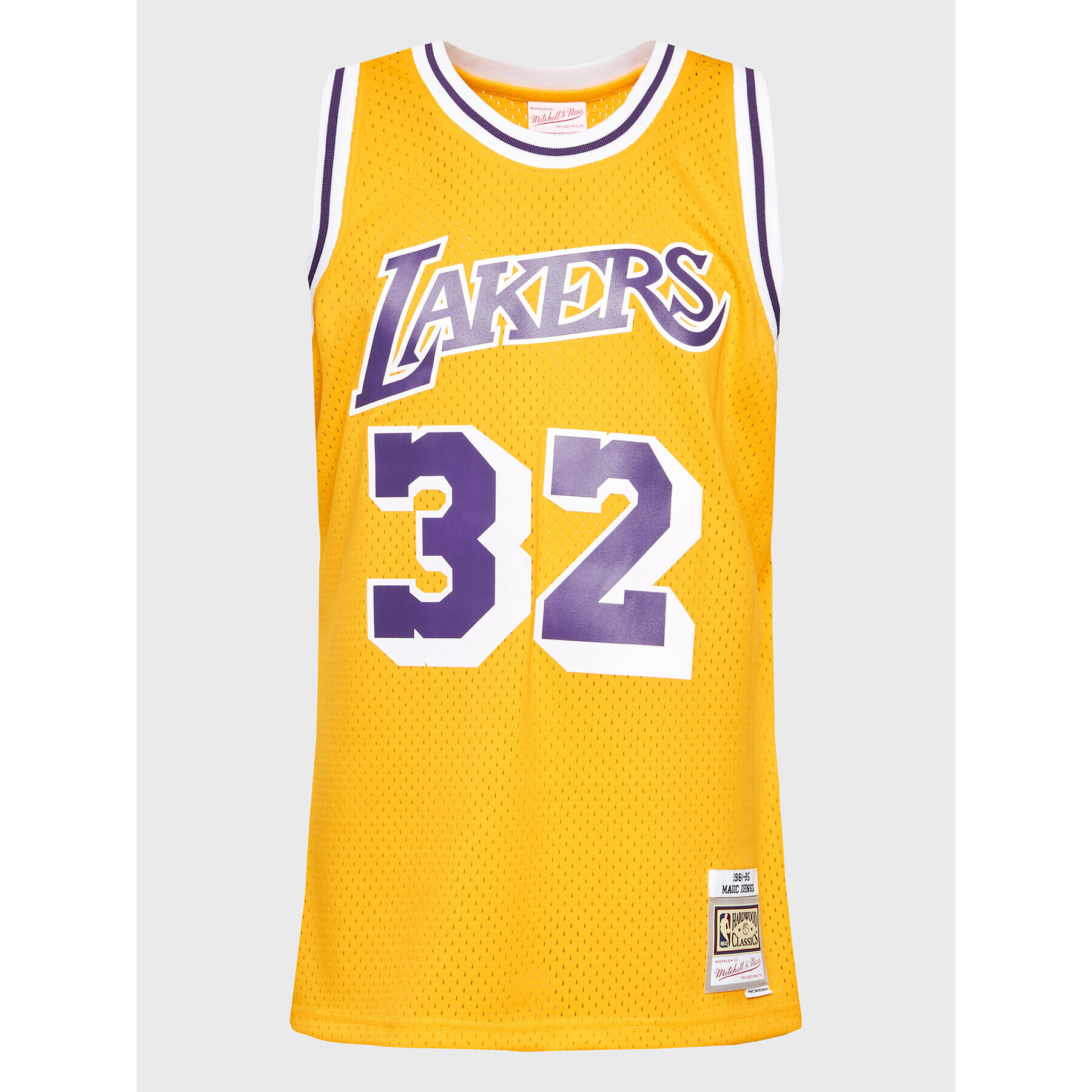 Mitchell & Ness Мъжки топ SMJYGS18175 Жълт Regular Fit - Pepit.bg