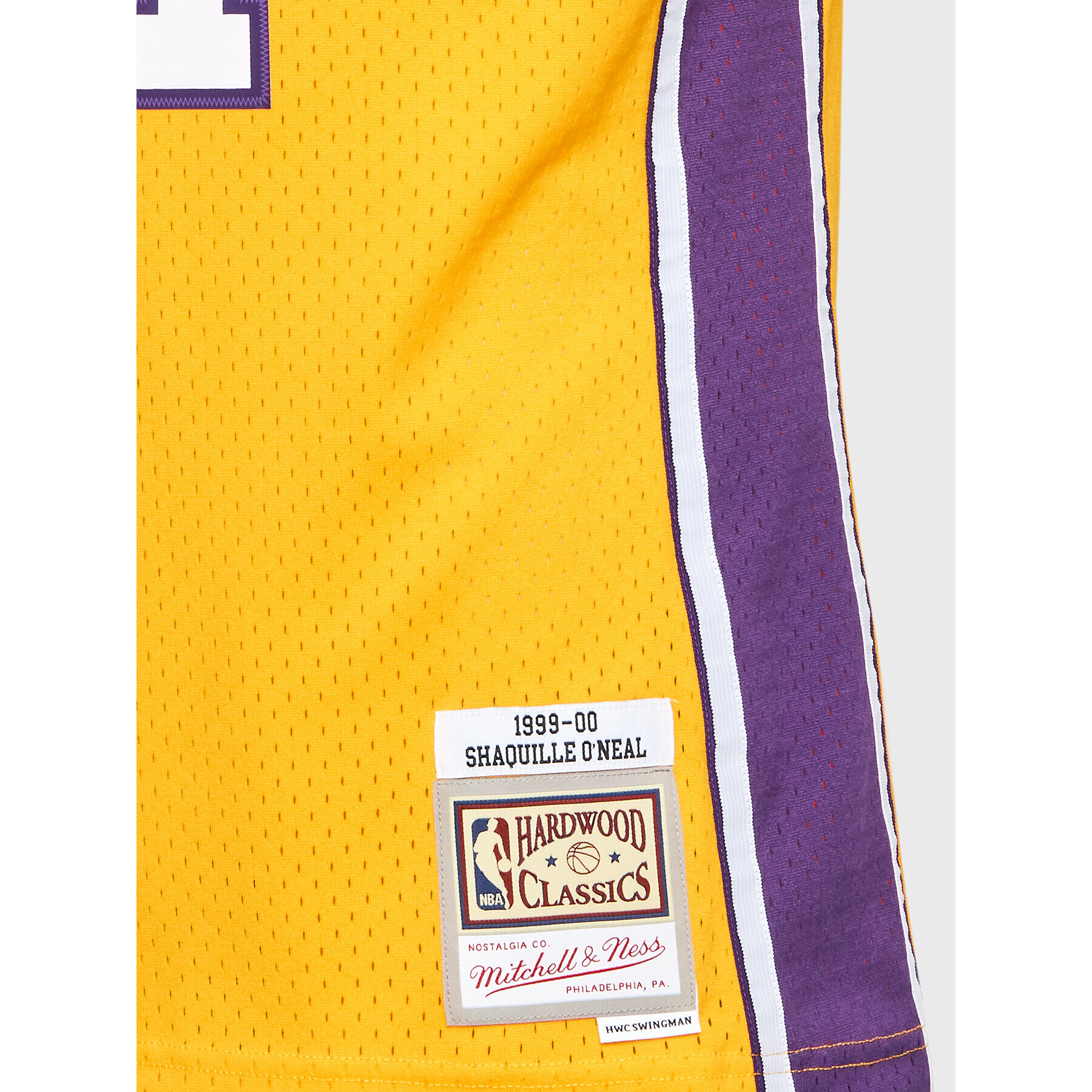 Mitchell & Ness Мъжки топ SMJYGS18179 Жълт Regular Fit - Pepit.bg