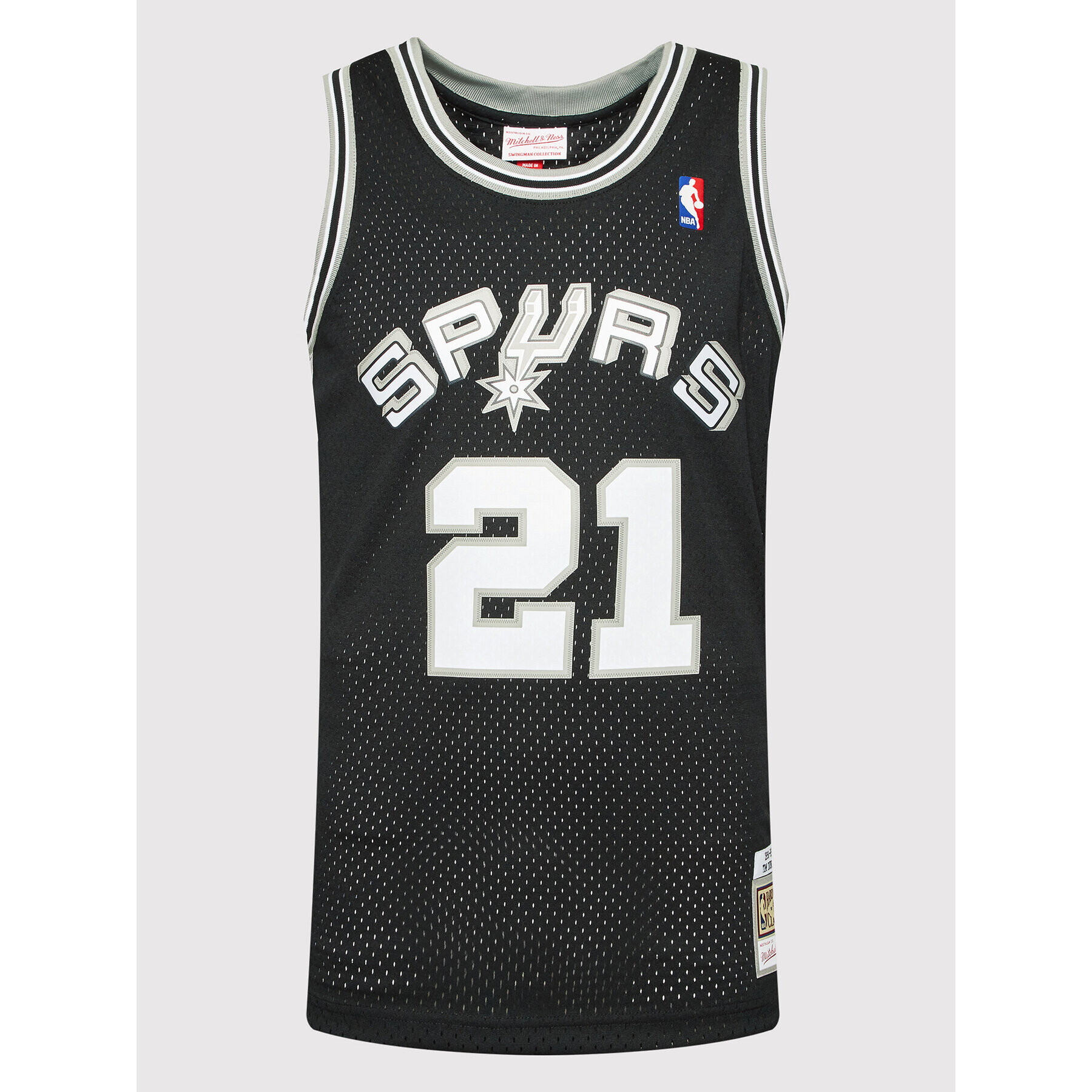 Mitchell & Ness Мъжки топ SMJYGS18208 Черен Regular Fit - Pepit.bg