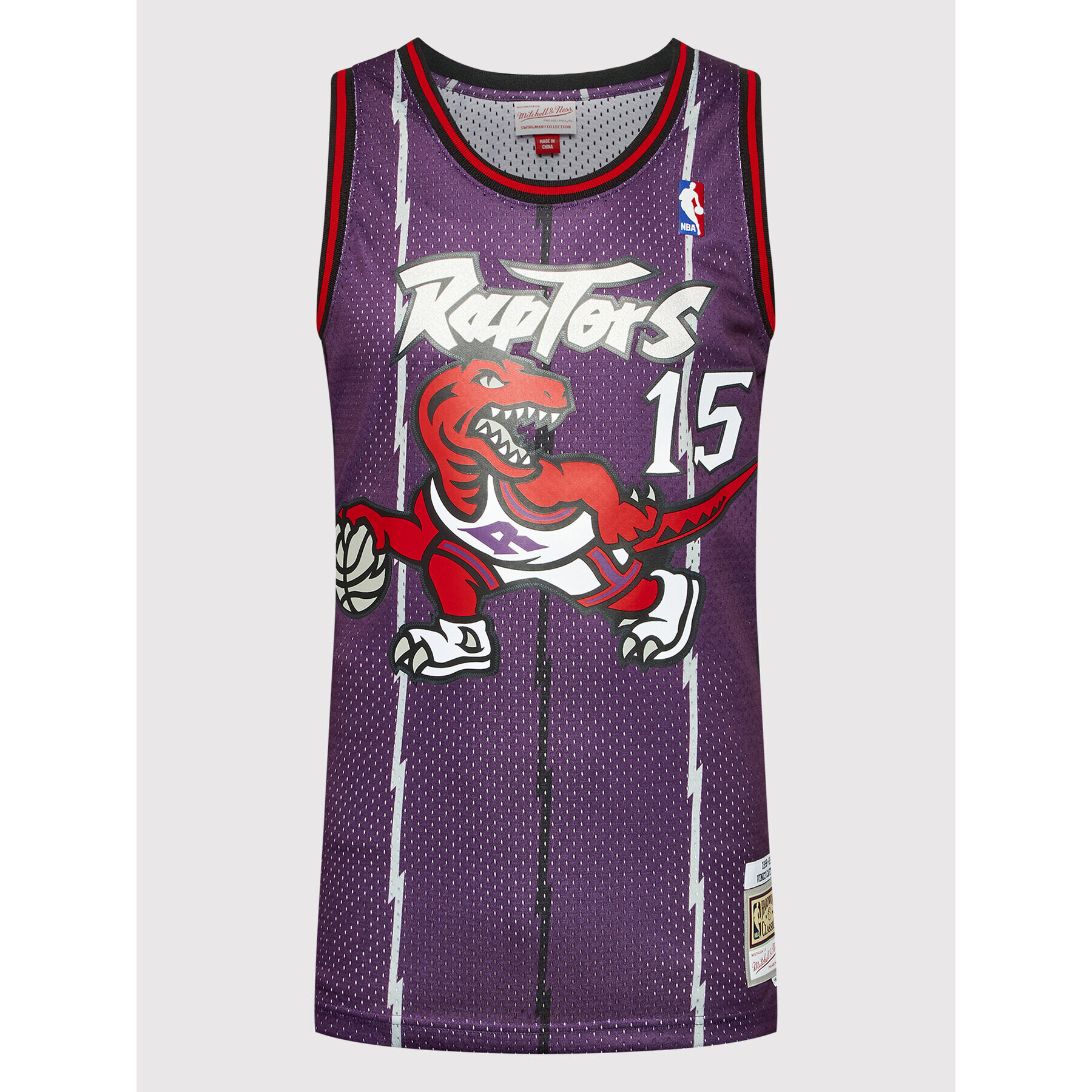 Mitchell & Ness Мъжки топ SMJYGS18214 Виолетов Regular Fit - Pepit.bg