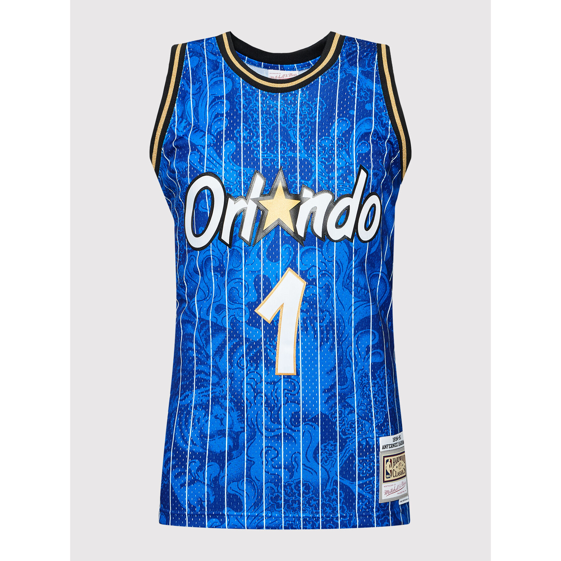 Mitchell & Ness Мъжки топ TFSM1248 Син Regular Fit - Pepit.bg