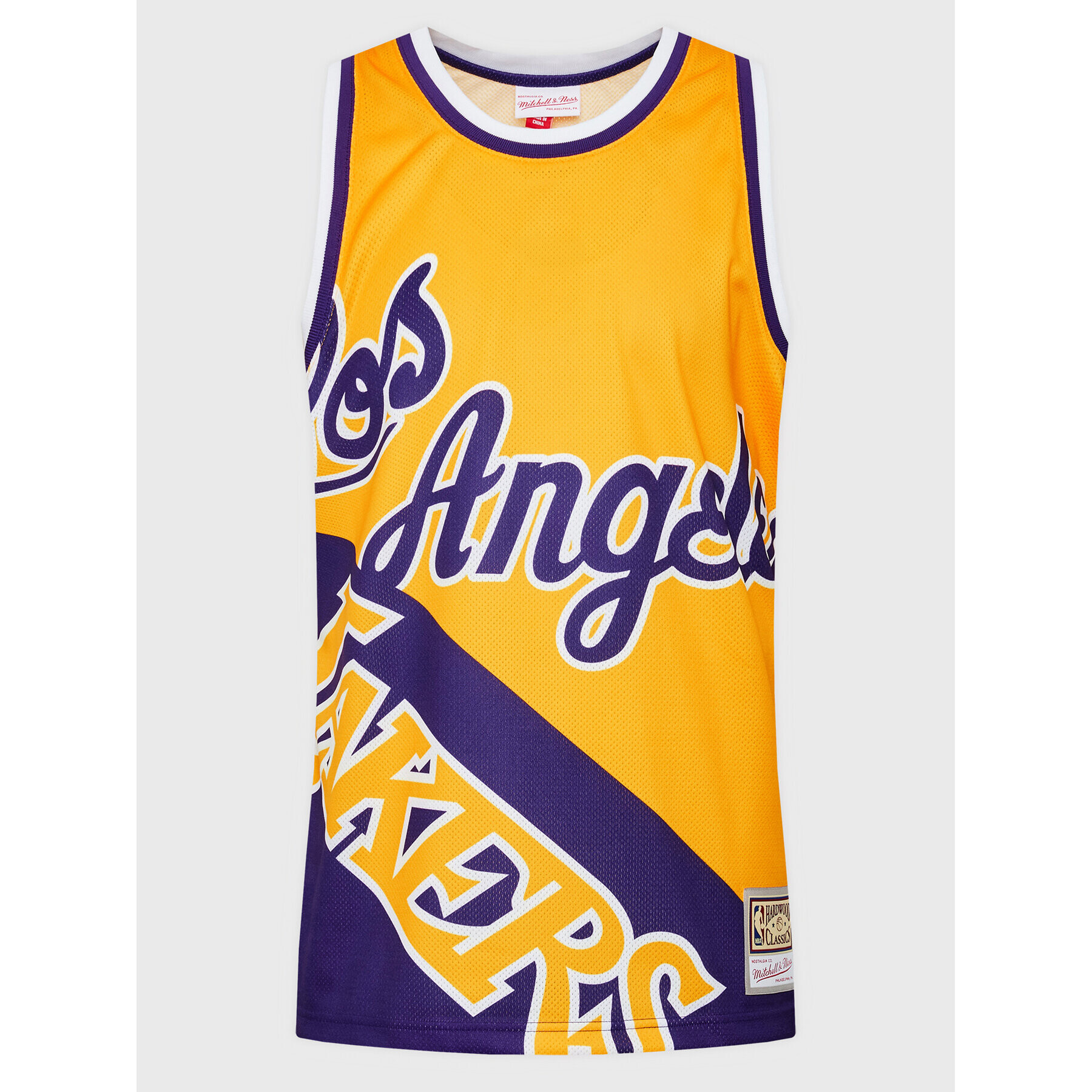 Mitchell & Ness Мъжки топ TMTK4350 Жълт Regular Fit - Pepit.bg