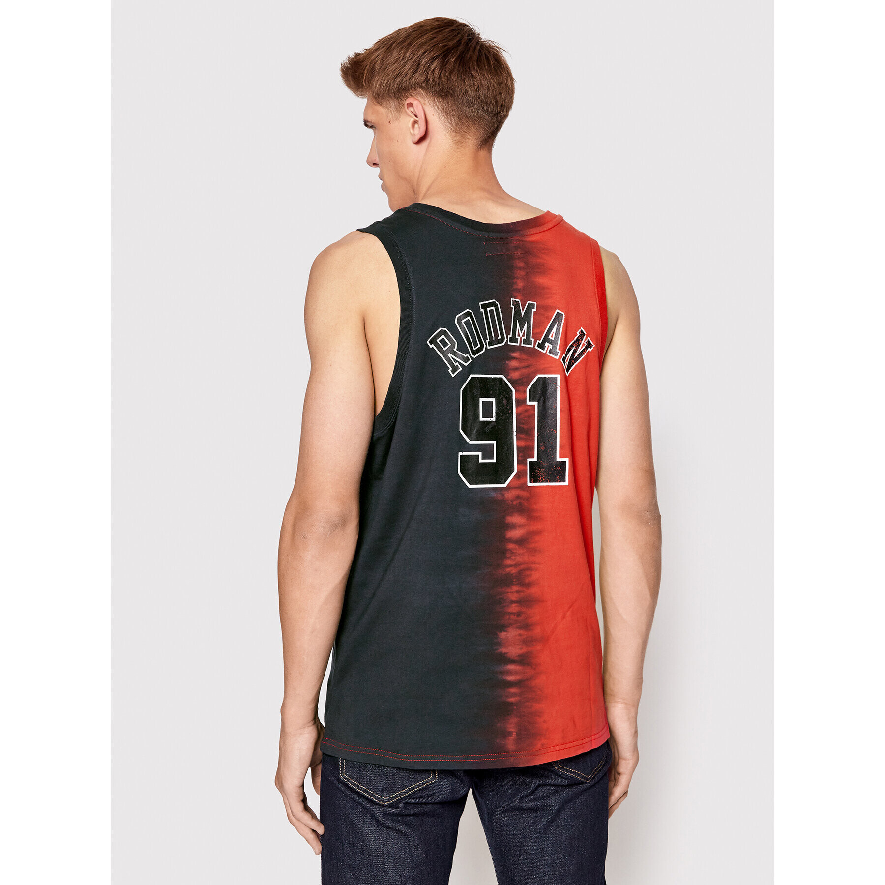 Mitchell & Ness Мъжки топ TTNK3206 Черен Regular Fit - Pepit.bg