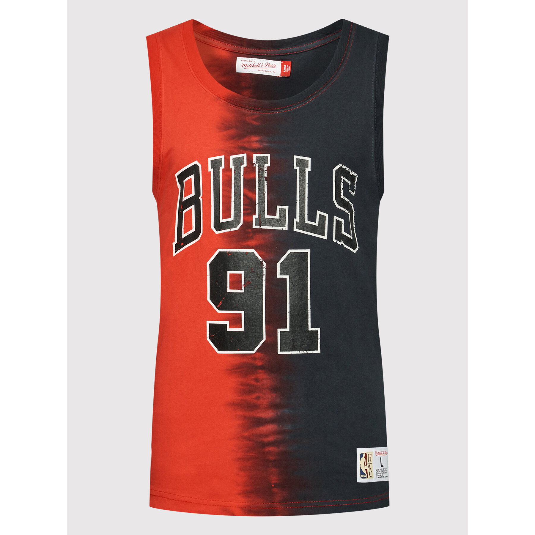 Mitchell & Ness Мъжки топ TTNK3206 Черен Regular Fit - Pepit.bg