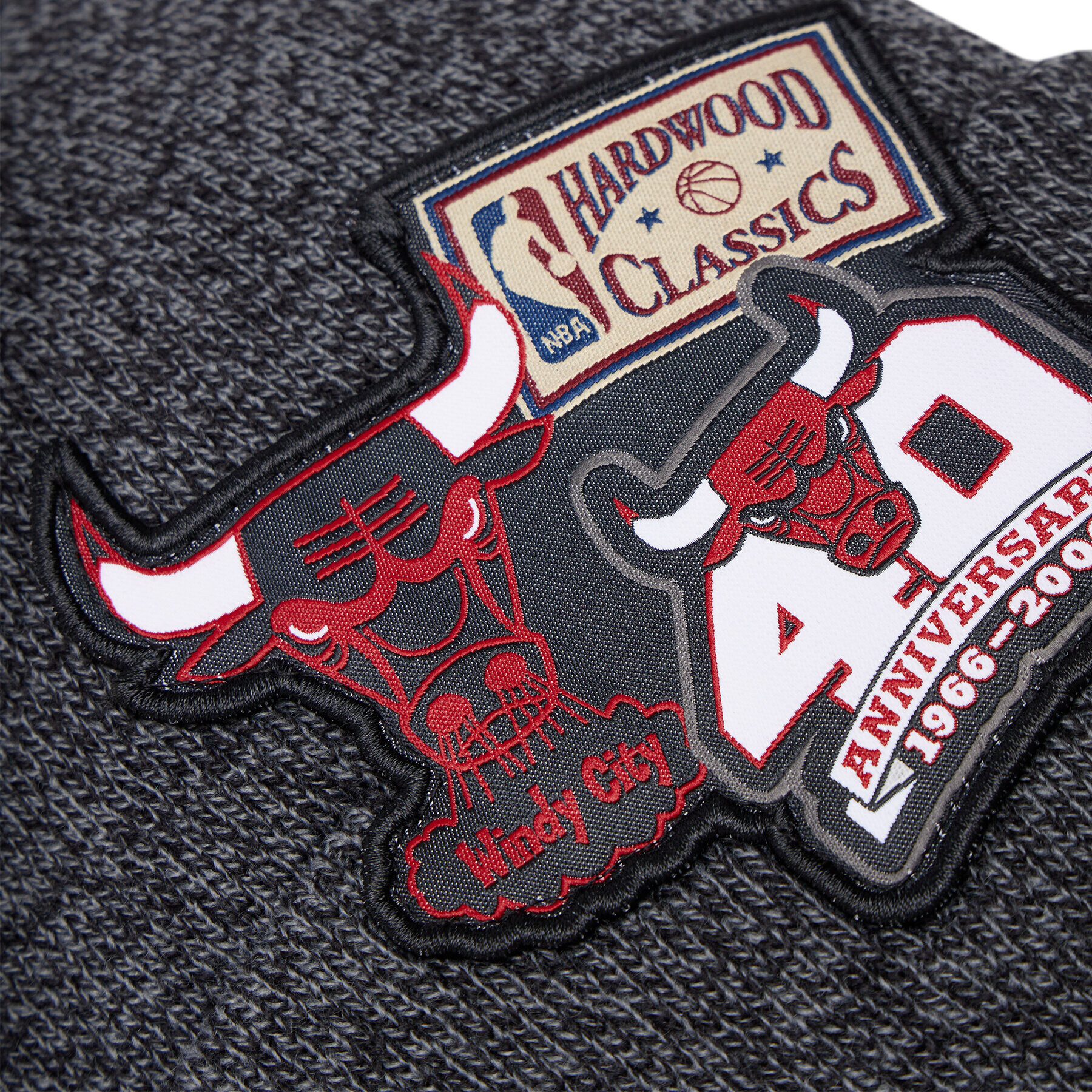 Mitchell & Ness Шапка Logo Patch HCFK4341 Черен - Pepit.bg