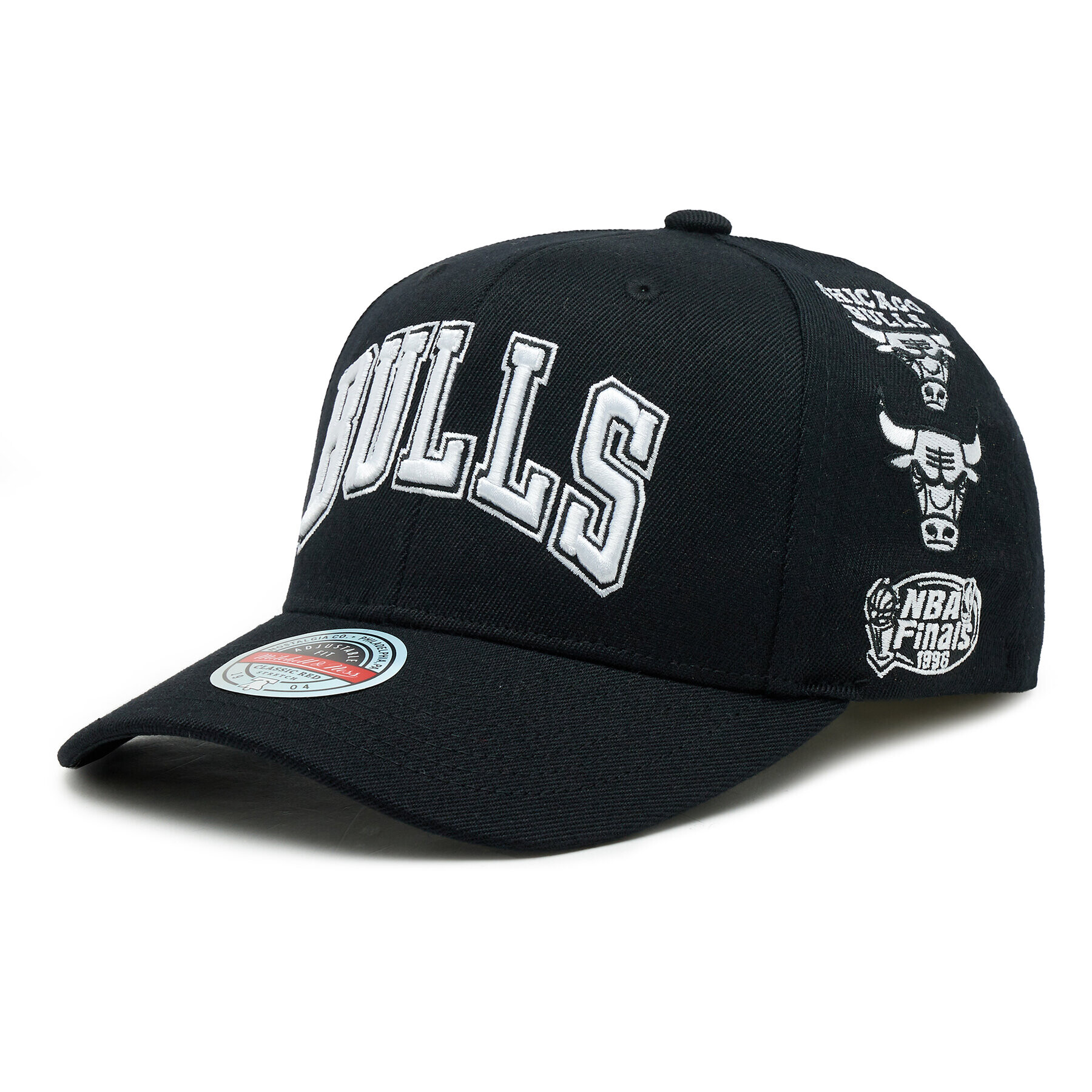 Mitchell & Ness Шапка с козирка Chicago Bulls 6HSSFH21HW009 Черен - Pepit.bg