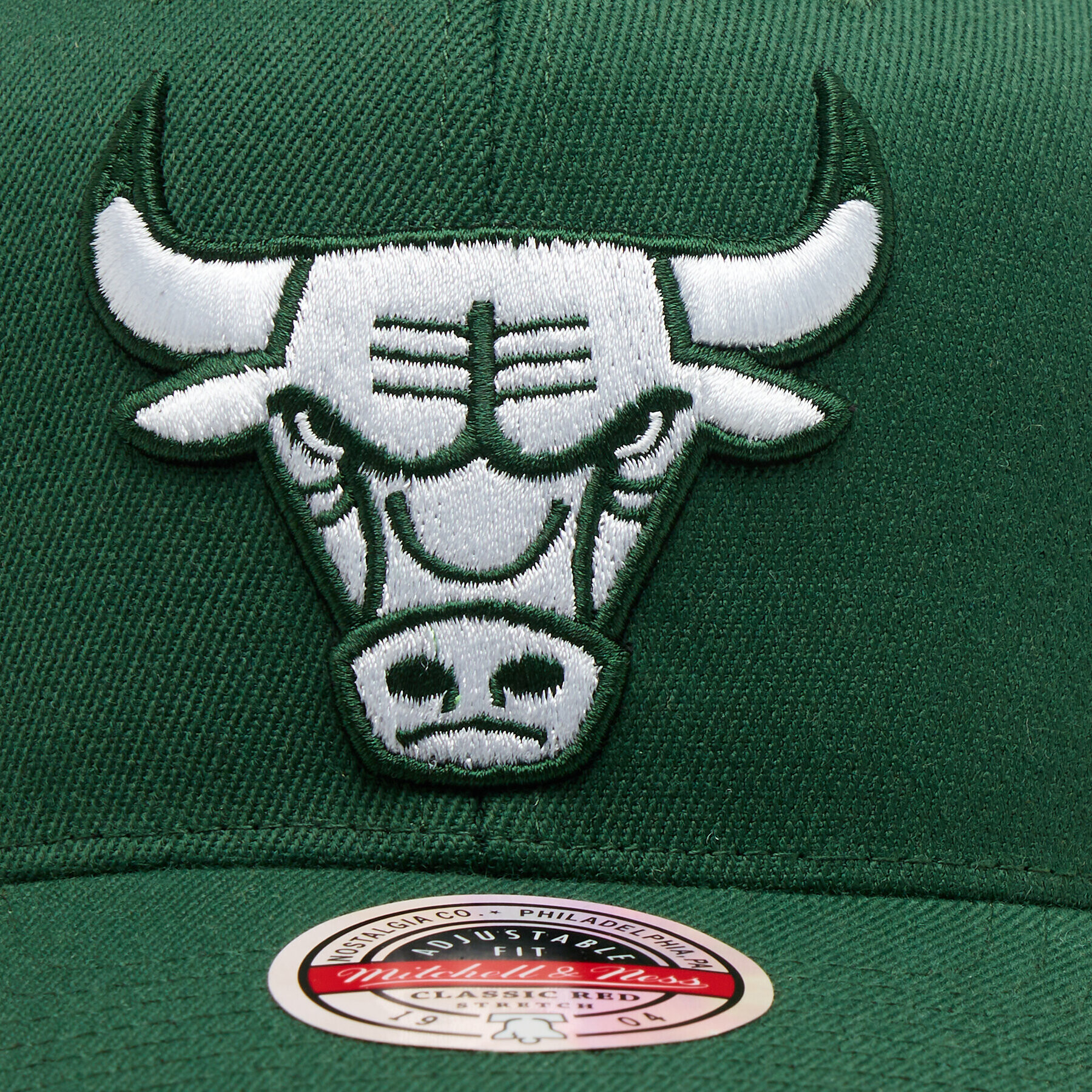 Mitchell & Ness Шапка с козирка Chicago Bulls 6HSSINTL974 Зелен - Pepit.bg