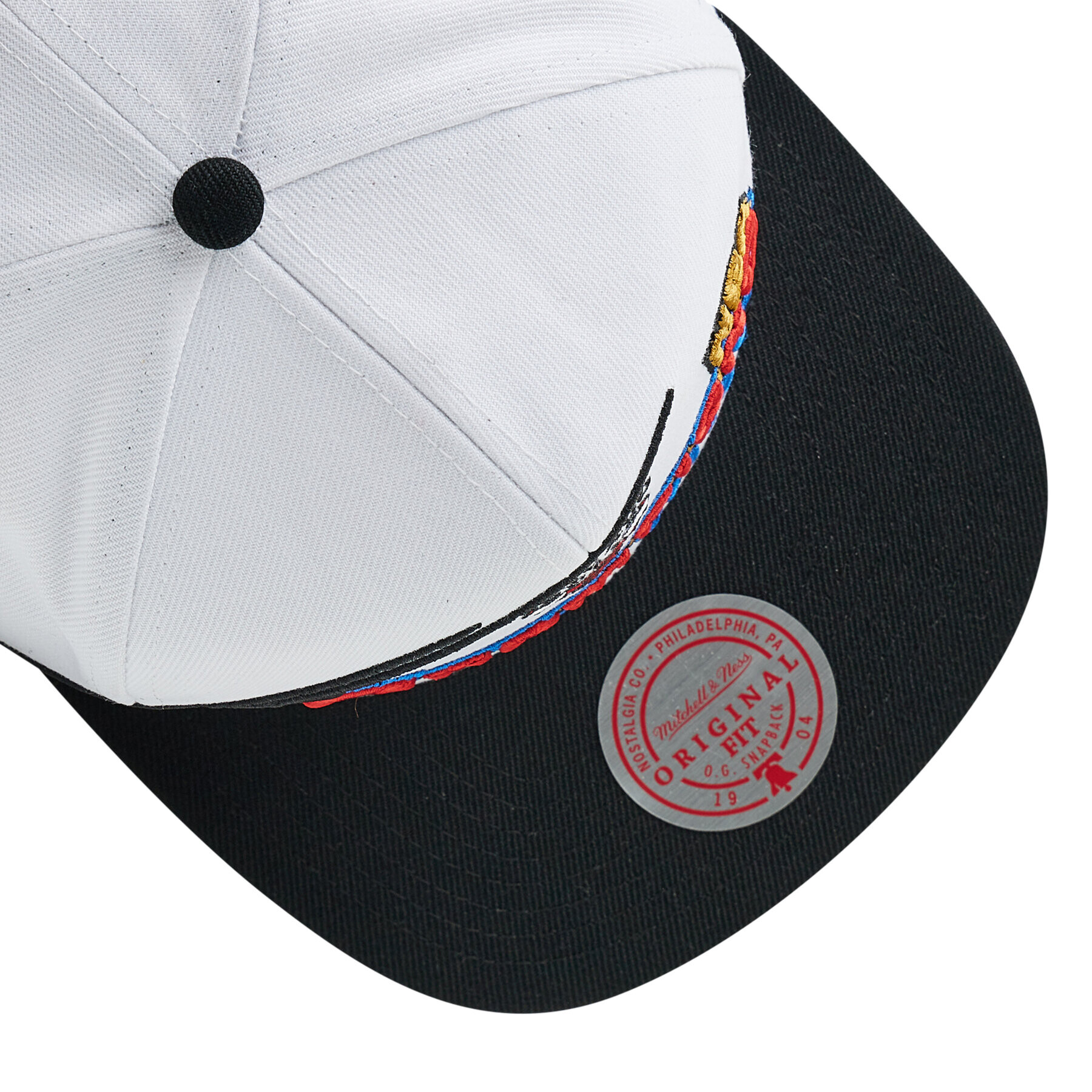 Mitchell & Ness Шапка с козирка HHSS1081 Бял - Pepit.bg