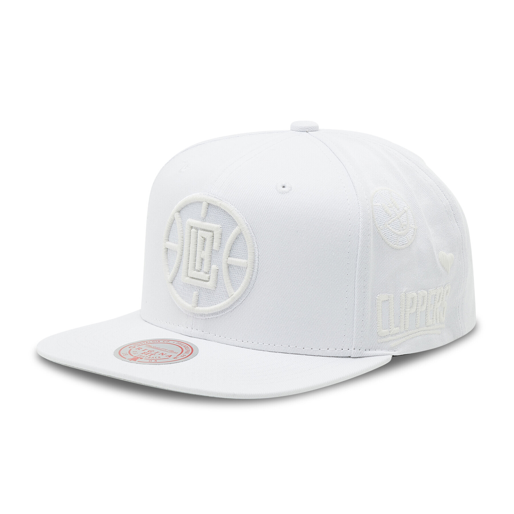 Mitchell & Ness Шапка с козирка HHSS2996 Бял - Pepit.bg