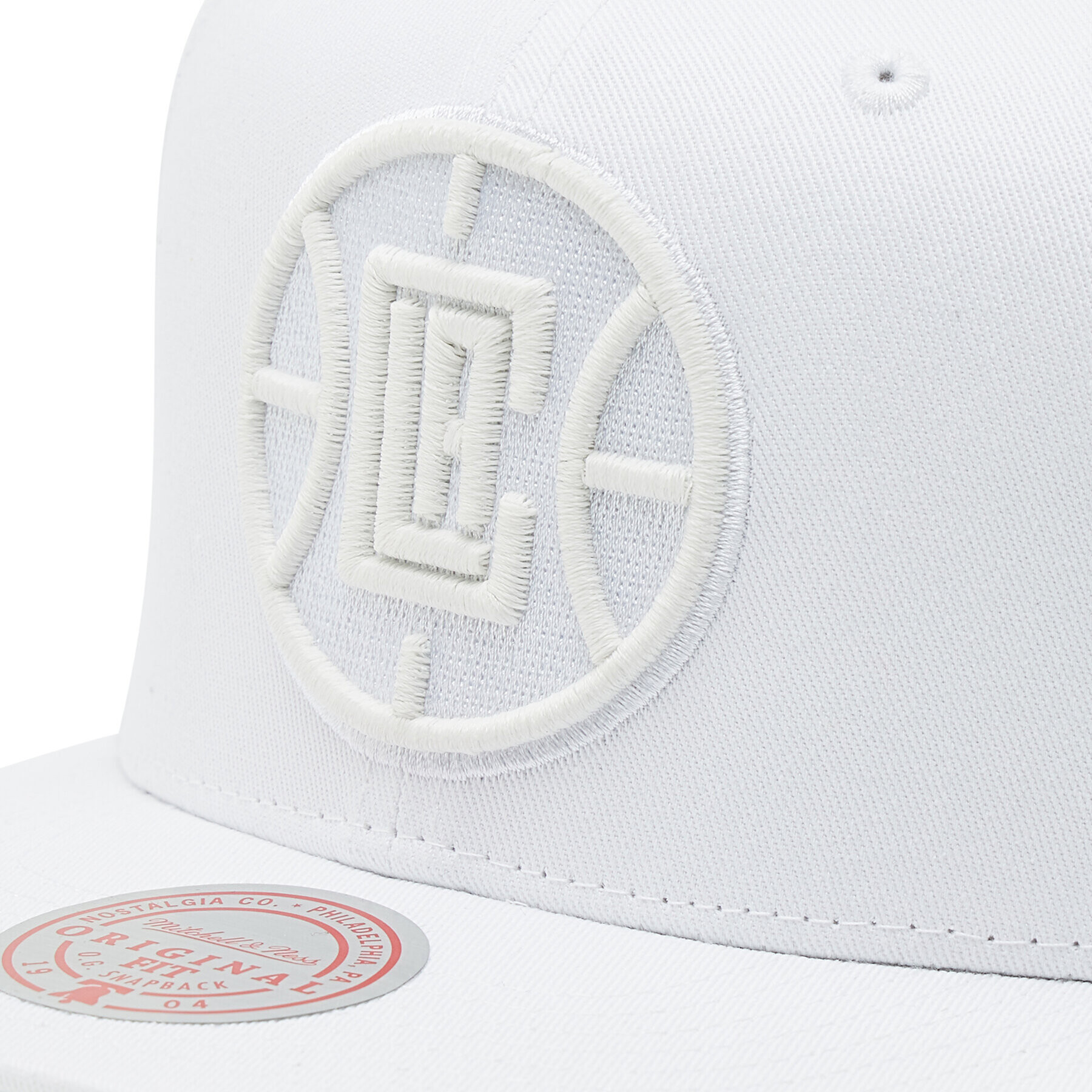 Mitchell & Ness Шапка с козирка HHSS2996 Бял - Pepit.bg