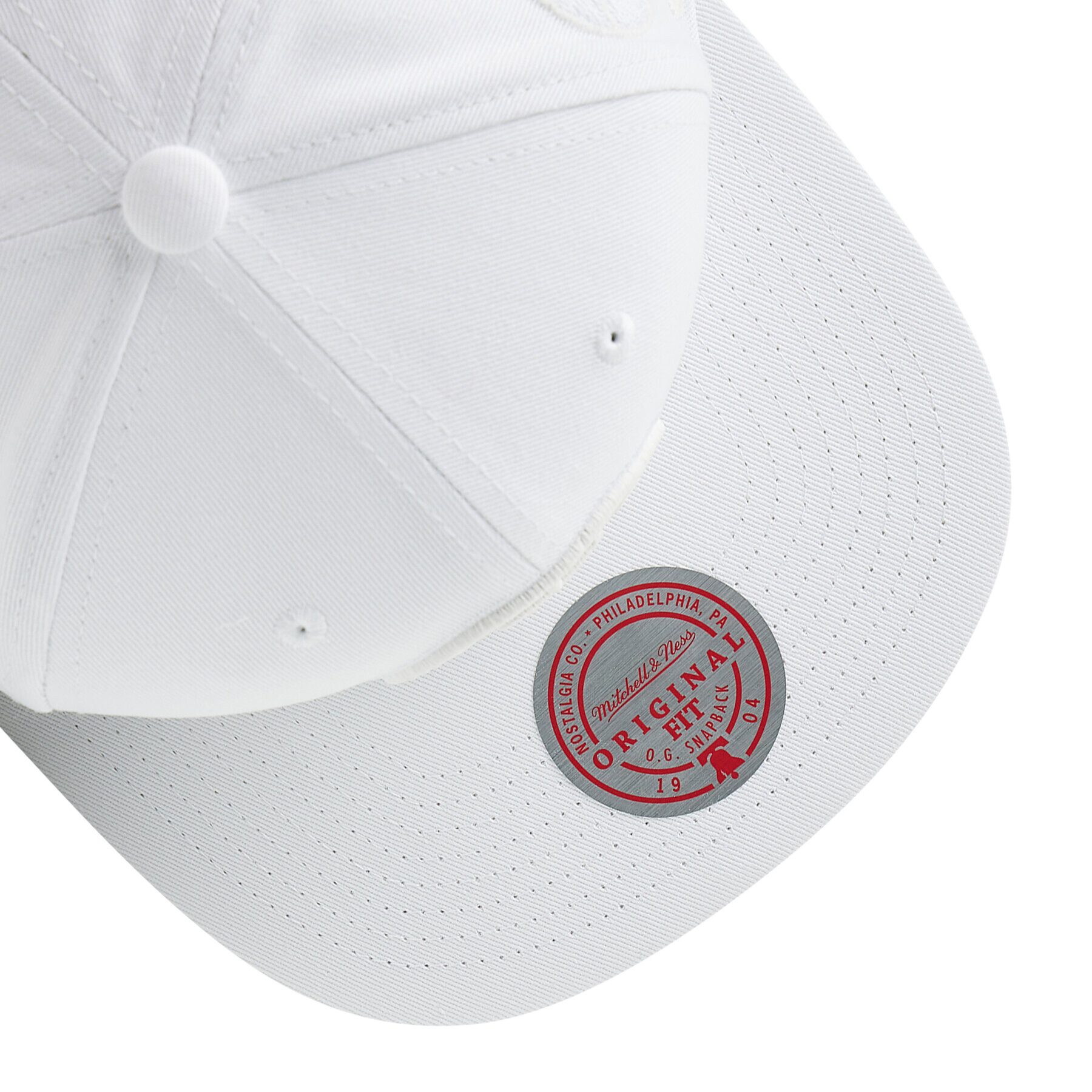 Mitchell & Ness Шапка с козирка HHSS2996 Бял - Pepit.bg