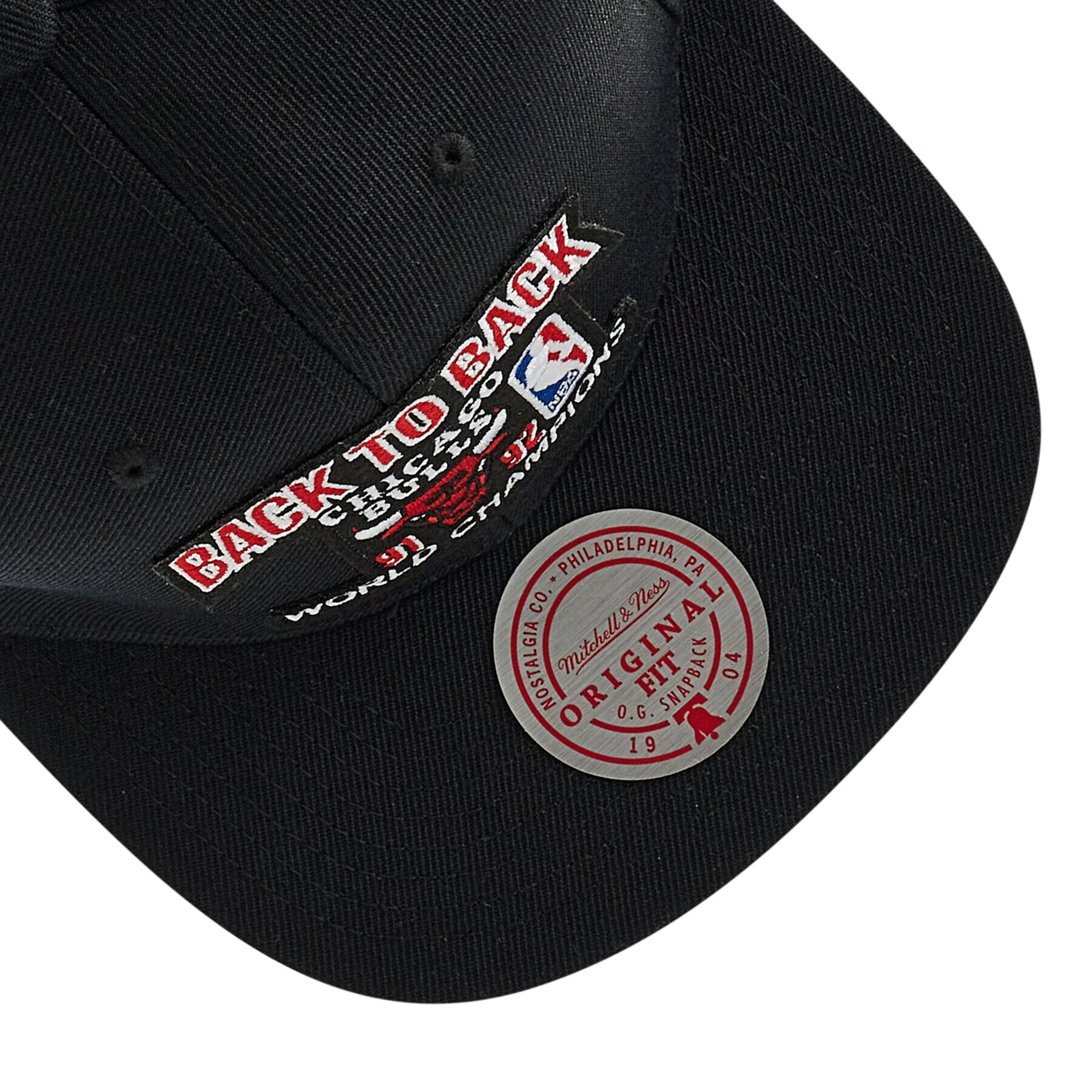 Mitchell & Ness Шапка с козирка HHSS3131 Черен - Pepit.bg