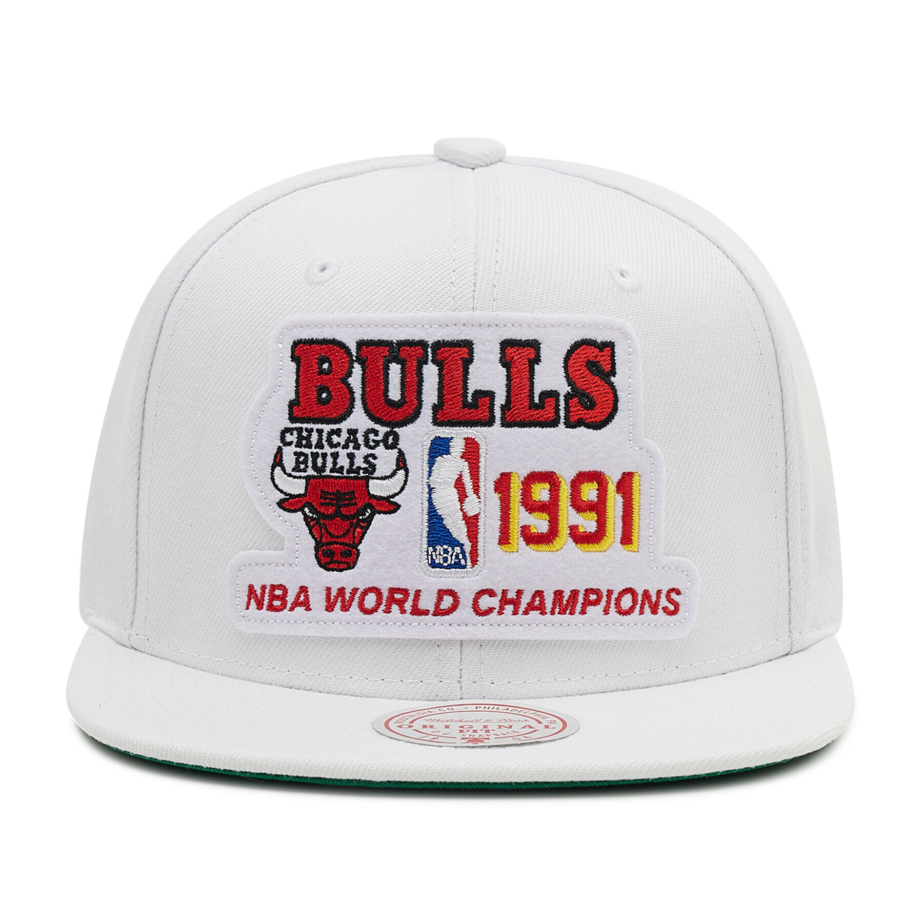 Mitchell & Ness Шапка с козирка HHSS3132 Бял - Pepit.bg