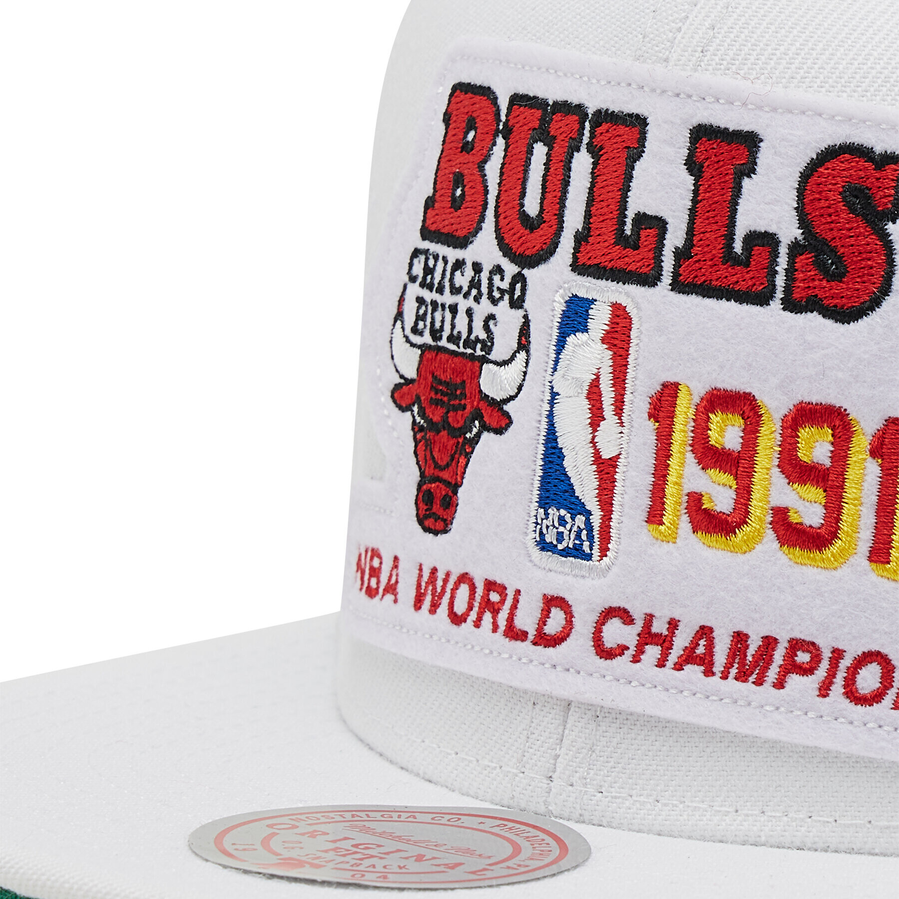 Mitchell & Ness Шапка с козирка HHSS3132 Бял - Pepit.bg