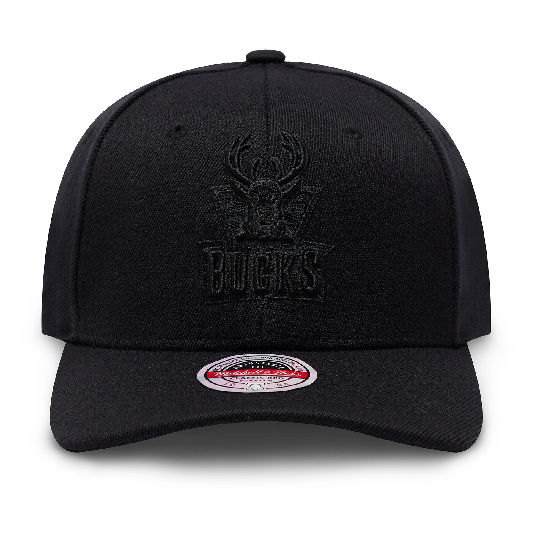 Mitchell & Ness Шапка с козирка Milwaukee Bucks HHSSINTL101 Черен - Pepit.bg