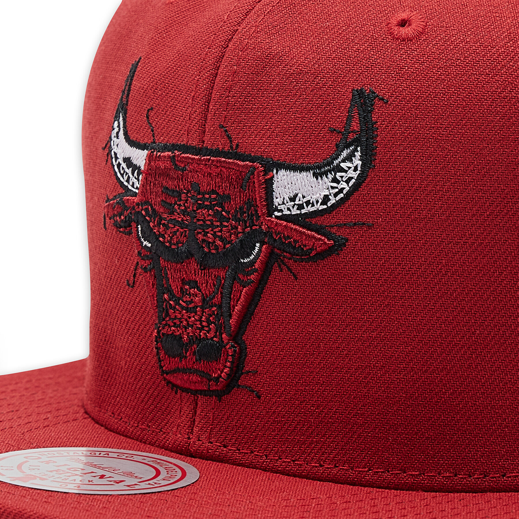 Mitchell & Ness Шапка с козирка NBA Emroidery Bulls HHSS4322 Червен - Pepit.bg